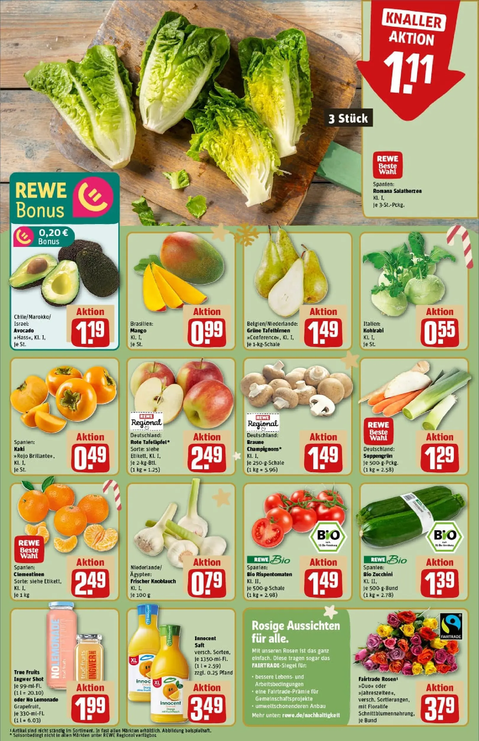 REWE Prospekt ab 01.12.2025 zum Blättern » Angebote | Seite: 10 | Produkte: Hahnchen, Burger, Putenschnitzel, Rindfleisch