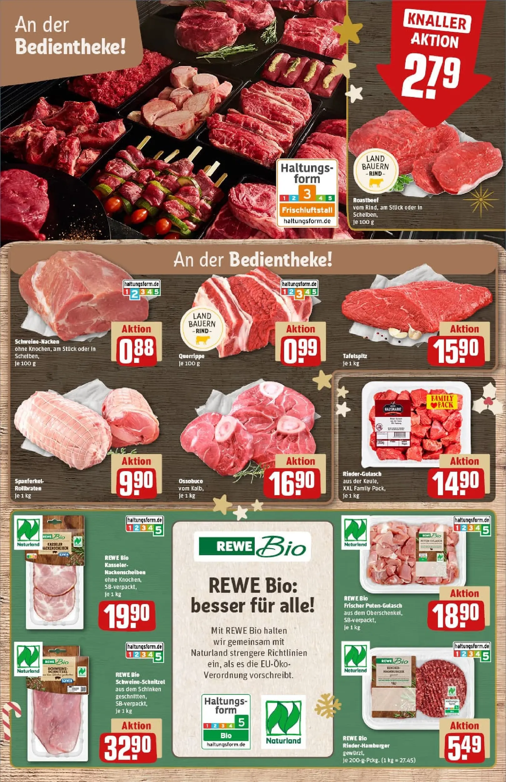 REWE Prospekt ab 01.12.2025 zum Blättern » Angebote | Seite: 13 | Produkte: Mehl, Käse, Vollkornbrot, Brot