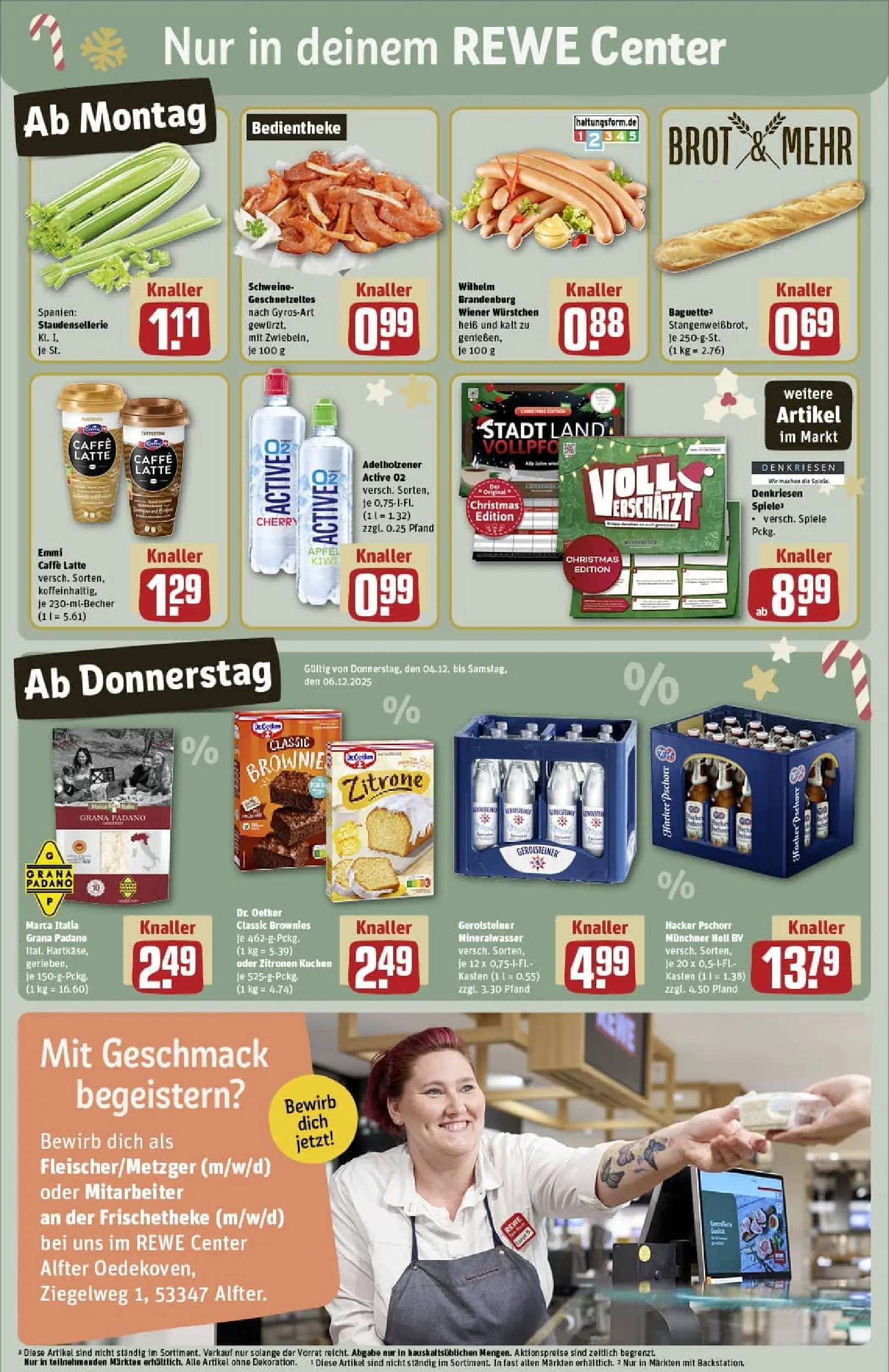 REWE Prospekt ab 01.12.2025 zum Blättern » Angebote | Seite: 5 | Produkte: Merci, Butter, Milka, Lindt