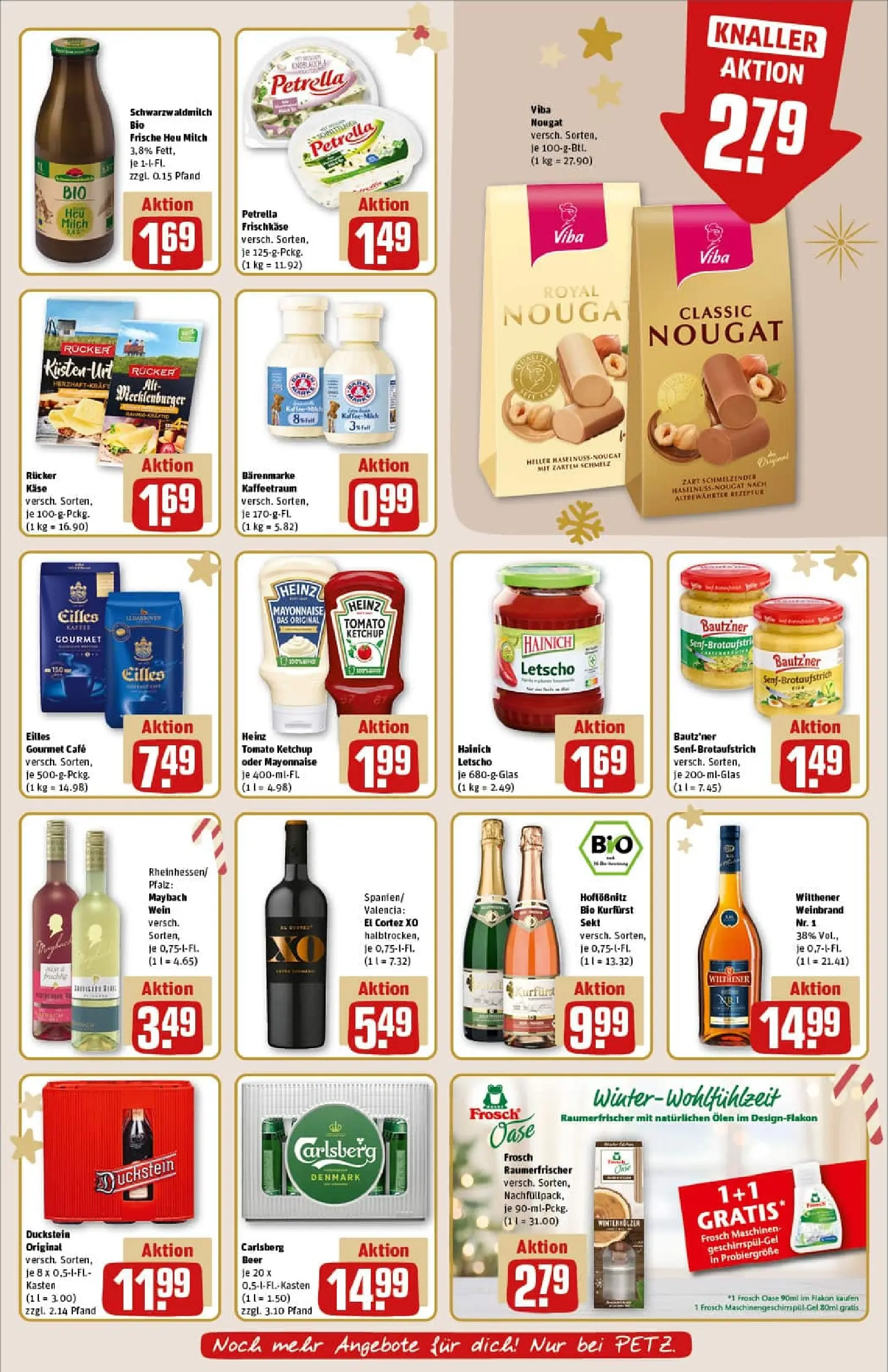 REWE Prospekt ab 01.12.2025 zum Blättern » Angebote | Seite: 13 | Produkte: Bifi, Raclette, Sahne, Schafskase