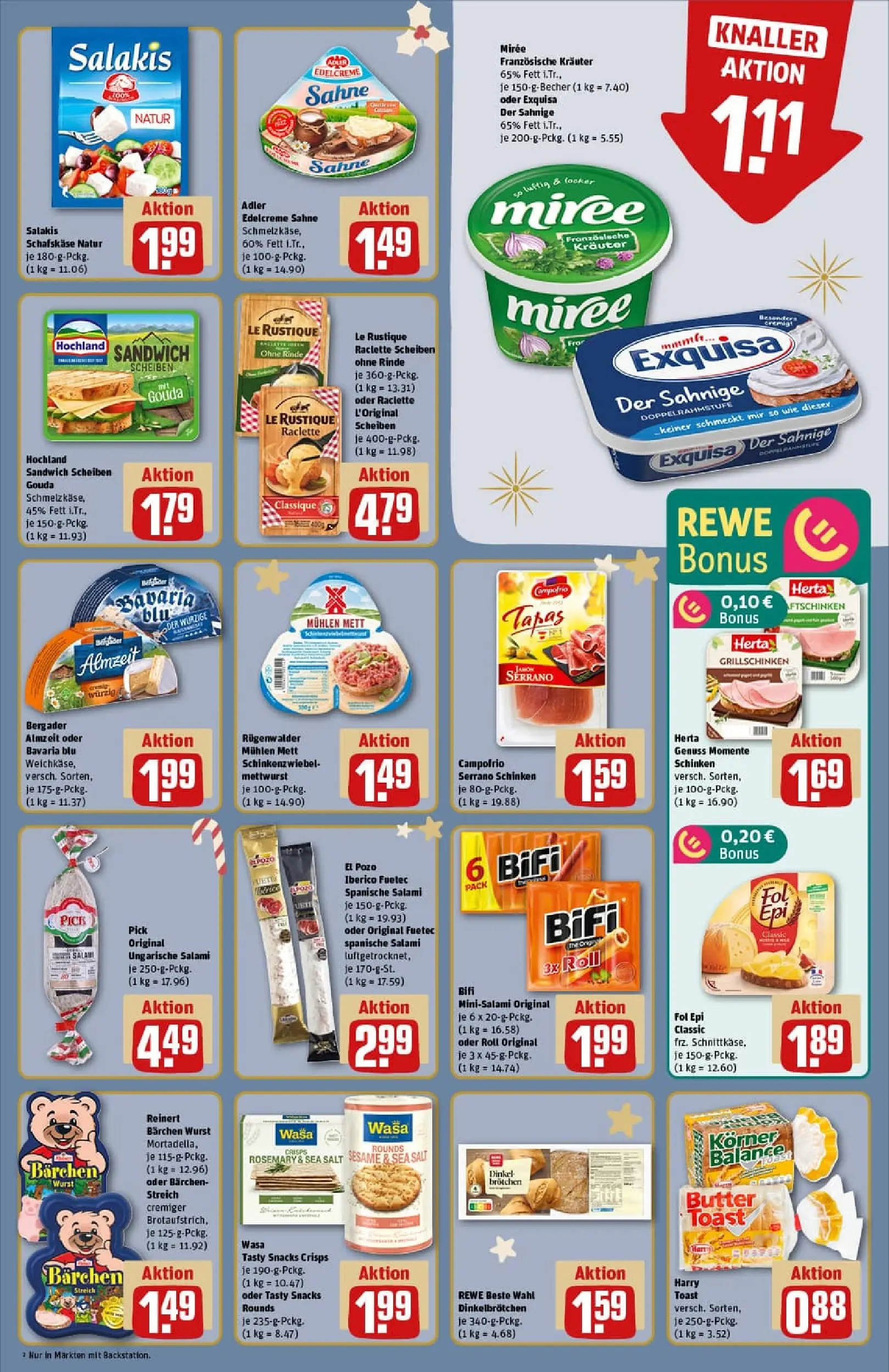 REWE Prospekt ab 01.12.2025 zum Blättern » Angebote | Seite: 15 | Produkte: Mozzarella, Frosta, Backofen, Pasta