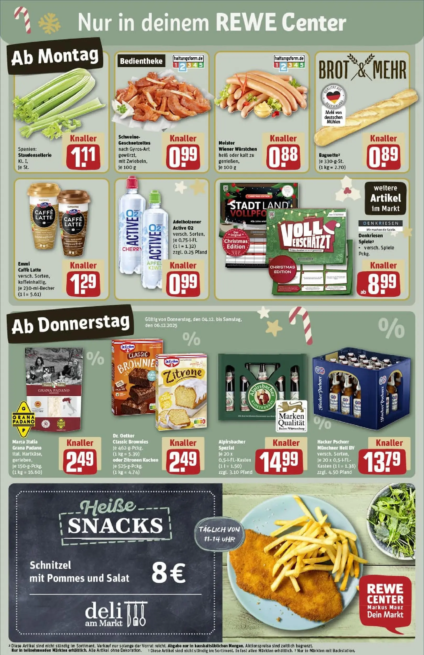 REWE Prospekt ab 01.12.2025 zum Blättern » Angebote | Seite: 5 | Produkte: Butter, Smarties, Milka, Schogetten