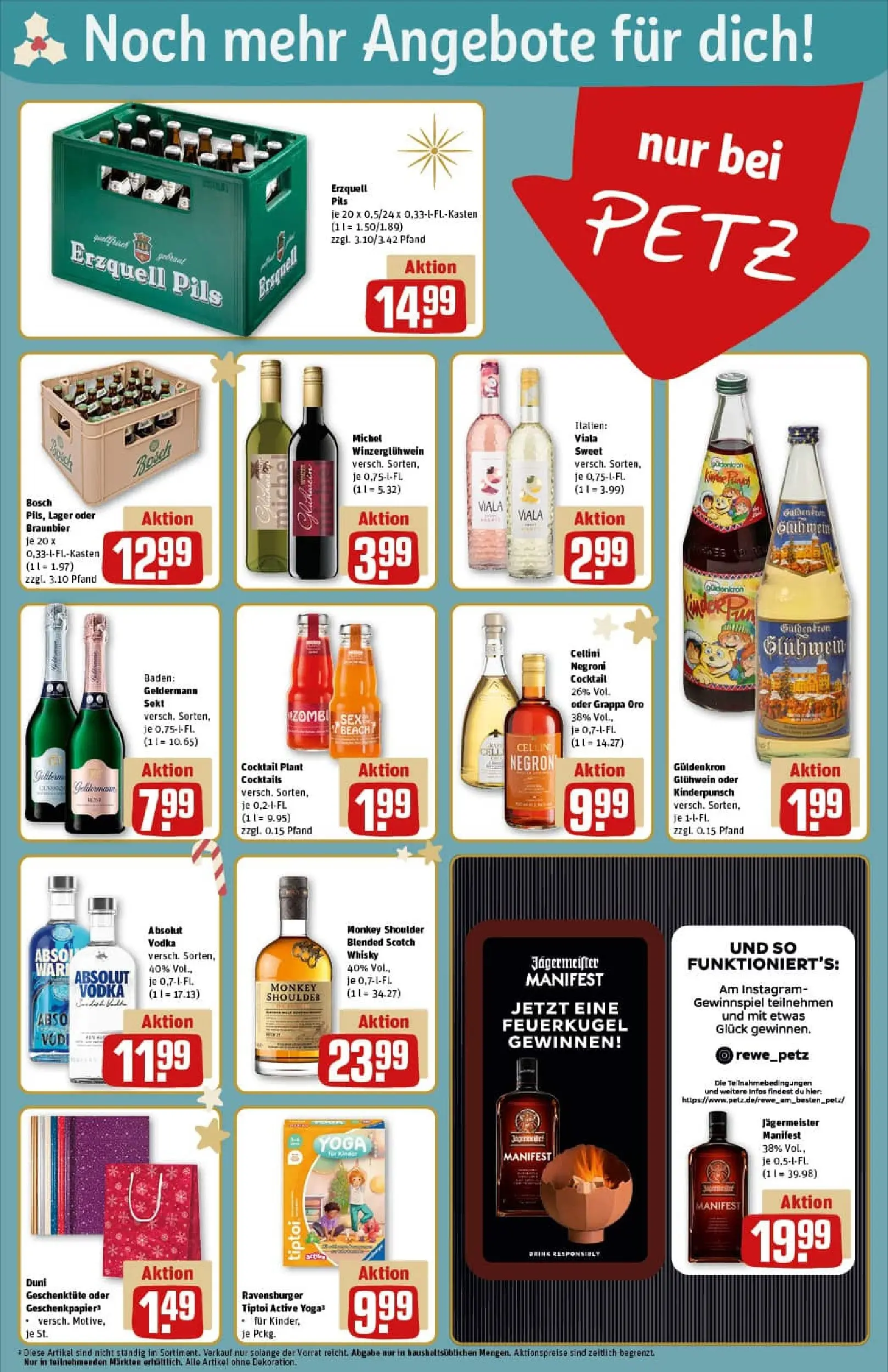 REWE Prospekt ab 01.12.2025 zum Blättern » Angebote | Seite: 17 | Produkte: Mixer, Cola, Weißbier, Mineralwasser