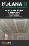 Placa De Yeso Laminado Tarifa 2025