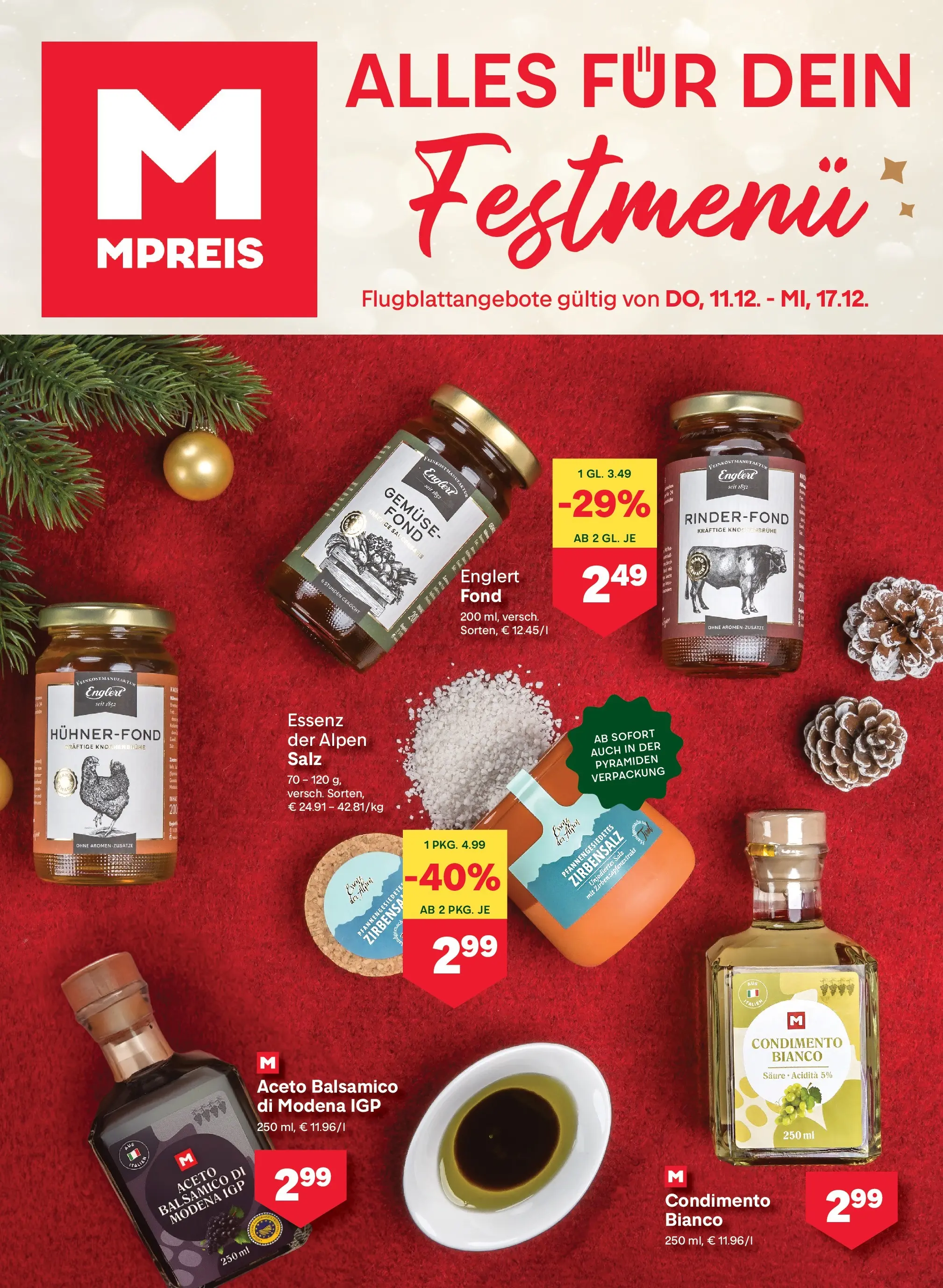 MPREIS Altenmarkt von 11.12.2025 - Aktuelle Angebote | Seite: 7 | Produkte: Gemüse, Salz