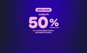 Cyber Week Jusqu'à -50%