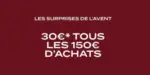 Caroll 30&euro; offerts* tous les 150&euro; d'achat - au 25.12.2025