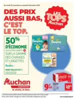 Auchan Supermarch&eacute; Des prix aussi bas, c'est le Top dans votre super - au 06.12.2025