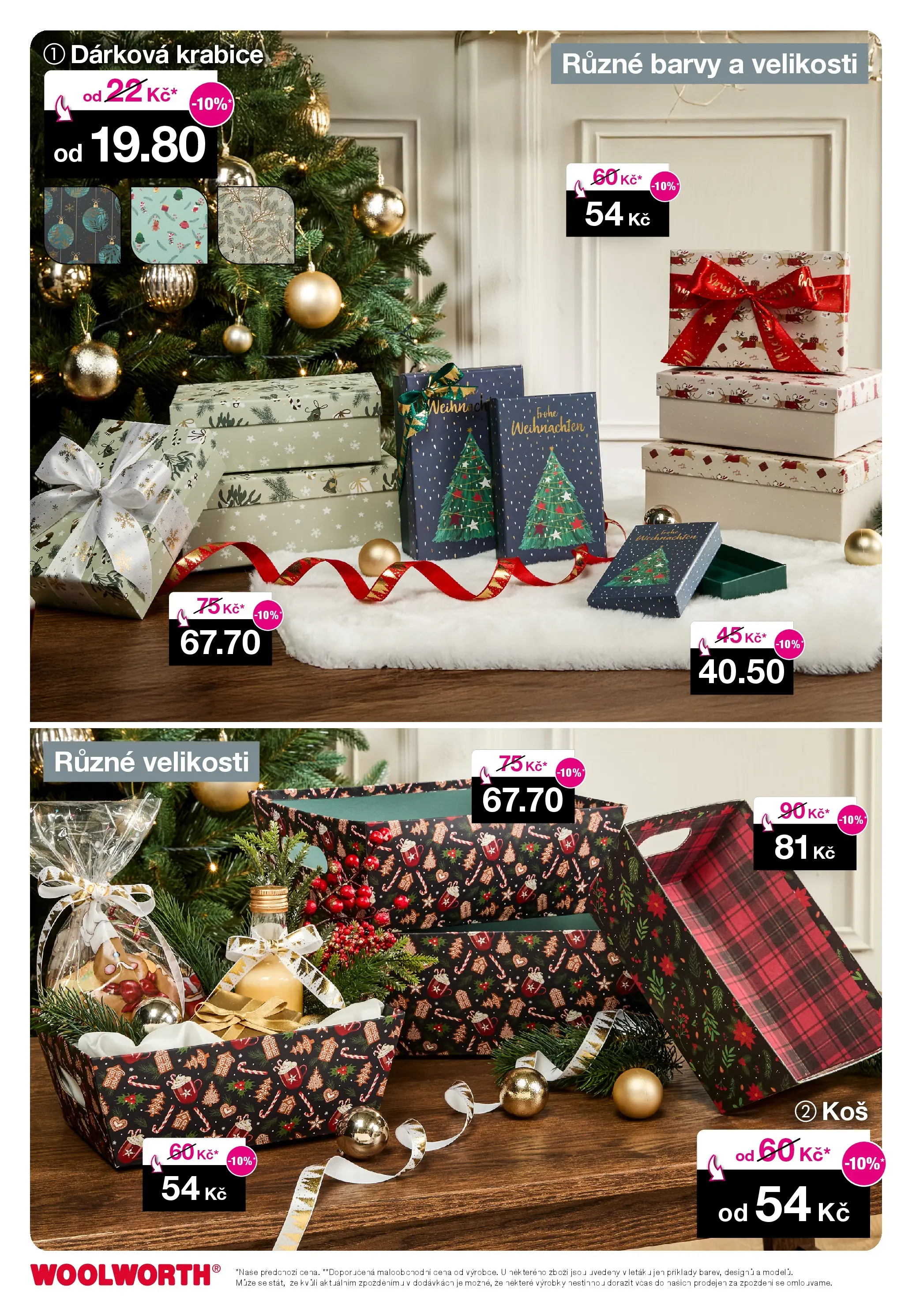 Woolworth leták - Třebíč, Třinec, Žatec od 05.12.2025 - akční nabídka | Strana: 15 | Produkty: Krabice, Koš, Barvy