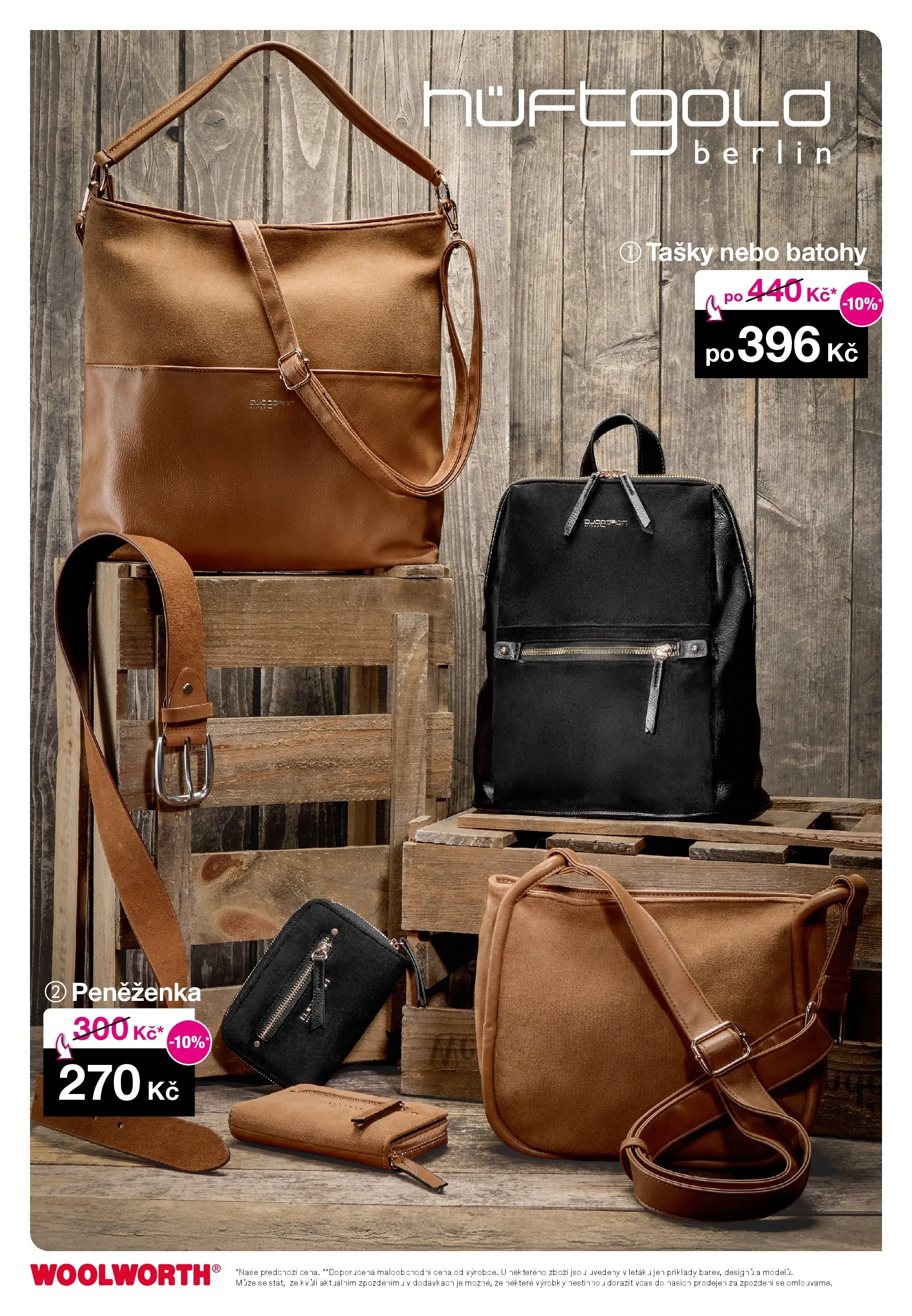 Woolworth leták - Třebíč, Třinec, Žatec od 05.12.2025 - akční nabídka | Strana: 20 | Produkty: Batohy, Peněženka, Tašky