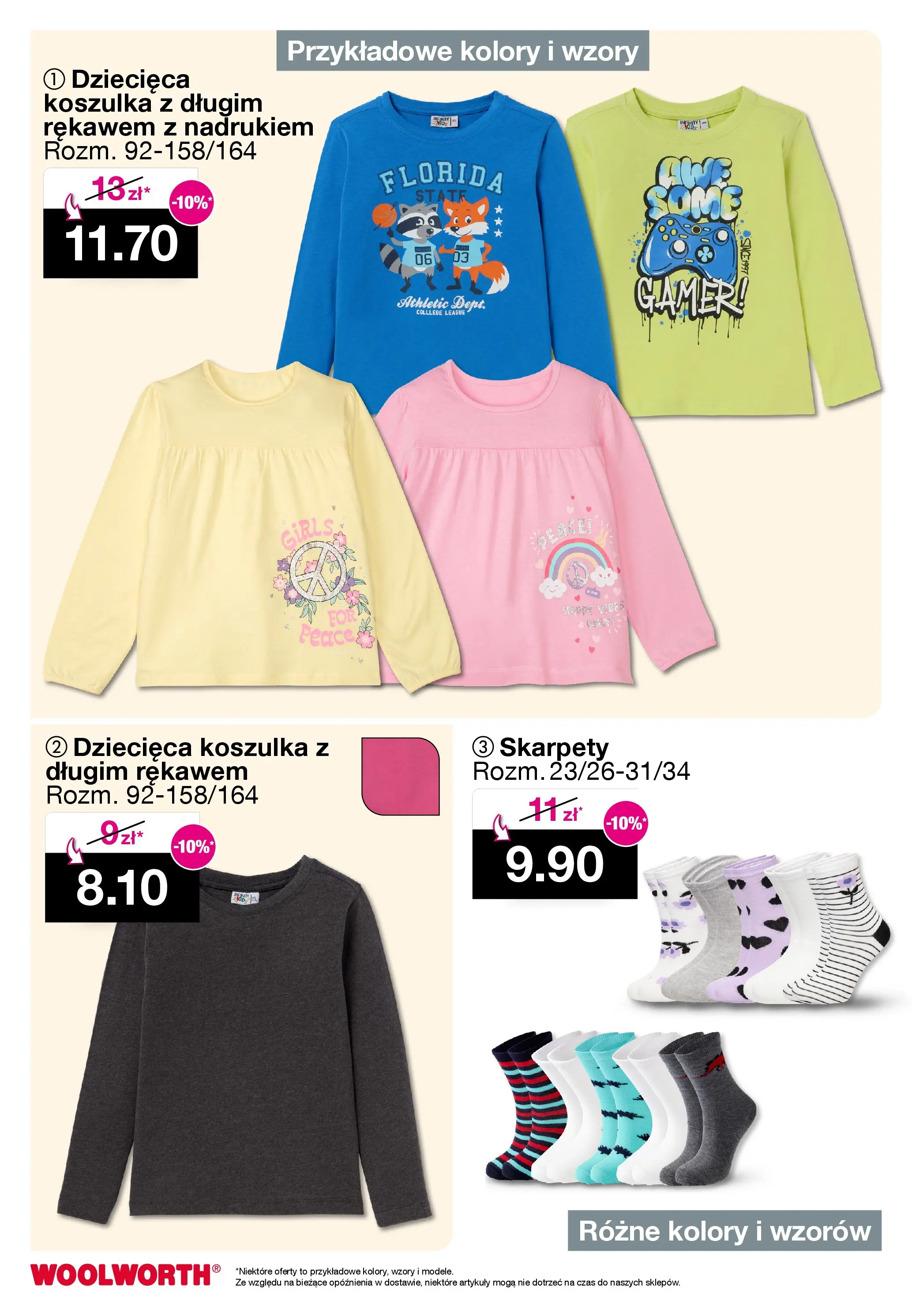 Woolworth - Woolworth: Cotygodniowe oferty od (04.12.2025 - 15.12.2025) | Strona: 7 | Produkty: Skarpety