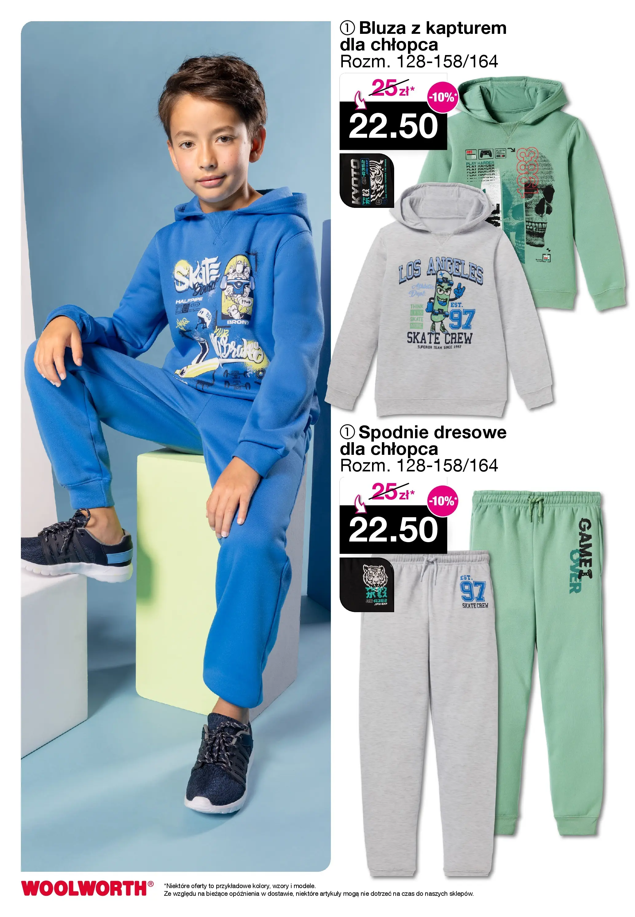 Woolworth - Woolworth: Cotygodniowe oferty od (04.12.2025 - 15.12.2025) | Strona: 8 | Produkty: Bluza z kapturem, Spodnie