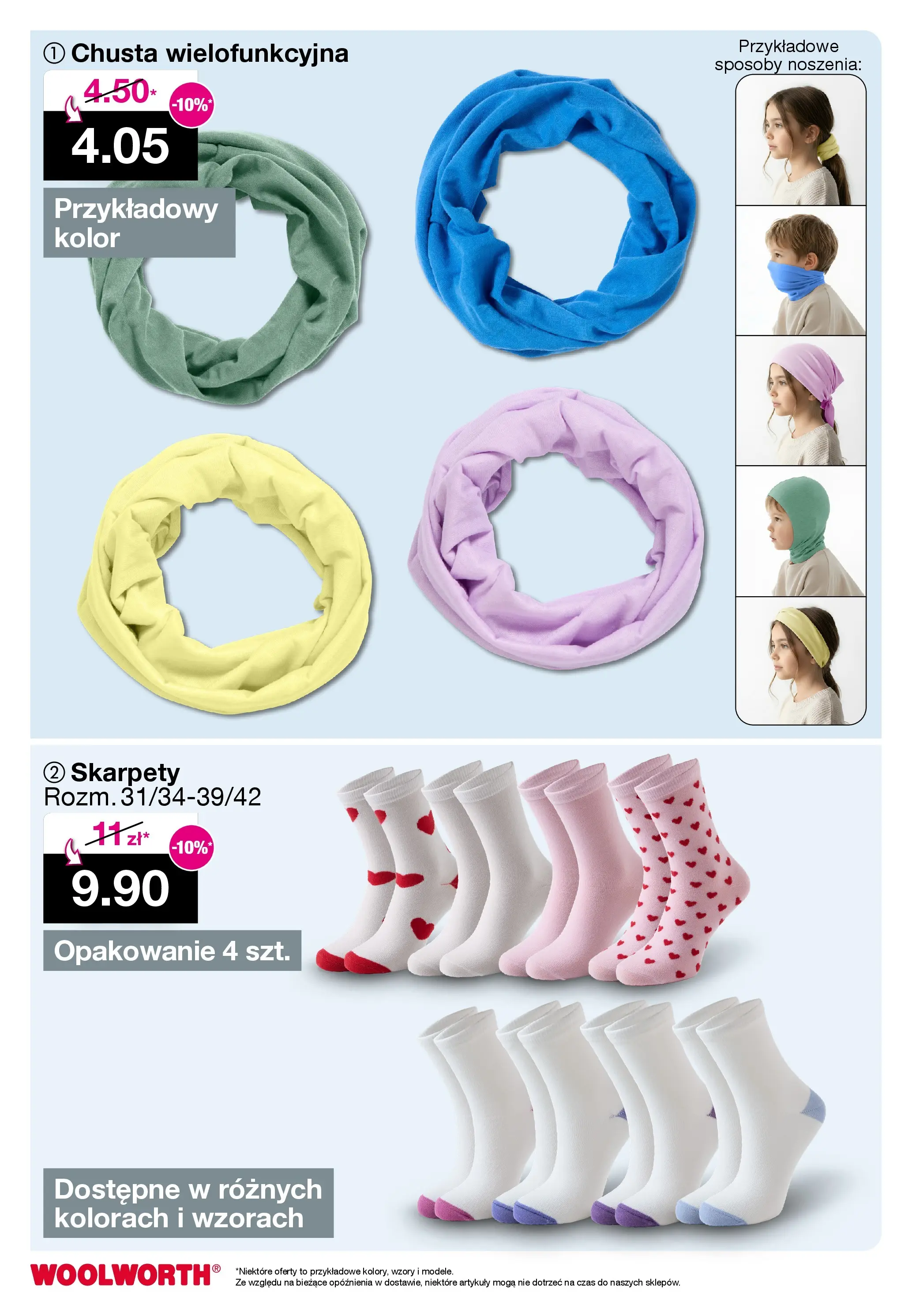 Woolworth - Woolworth: Cotygodniowe oferty od (04.12.2025 - 15.12.2025) | Strona: 10 | Produkty: Skarpety