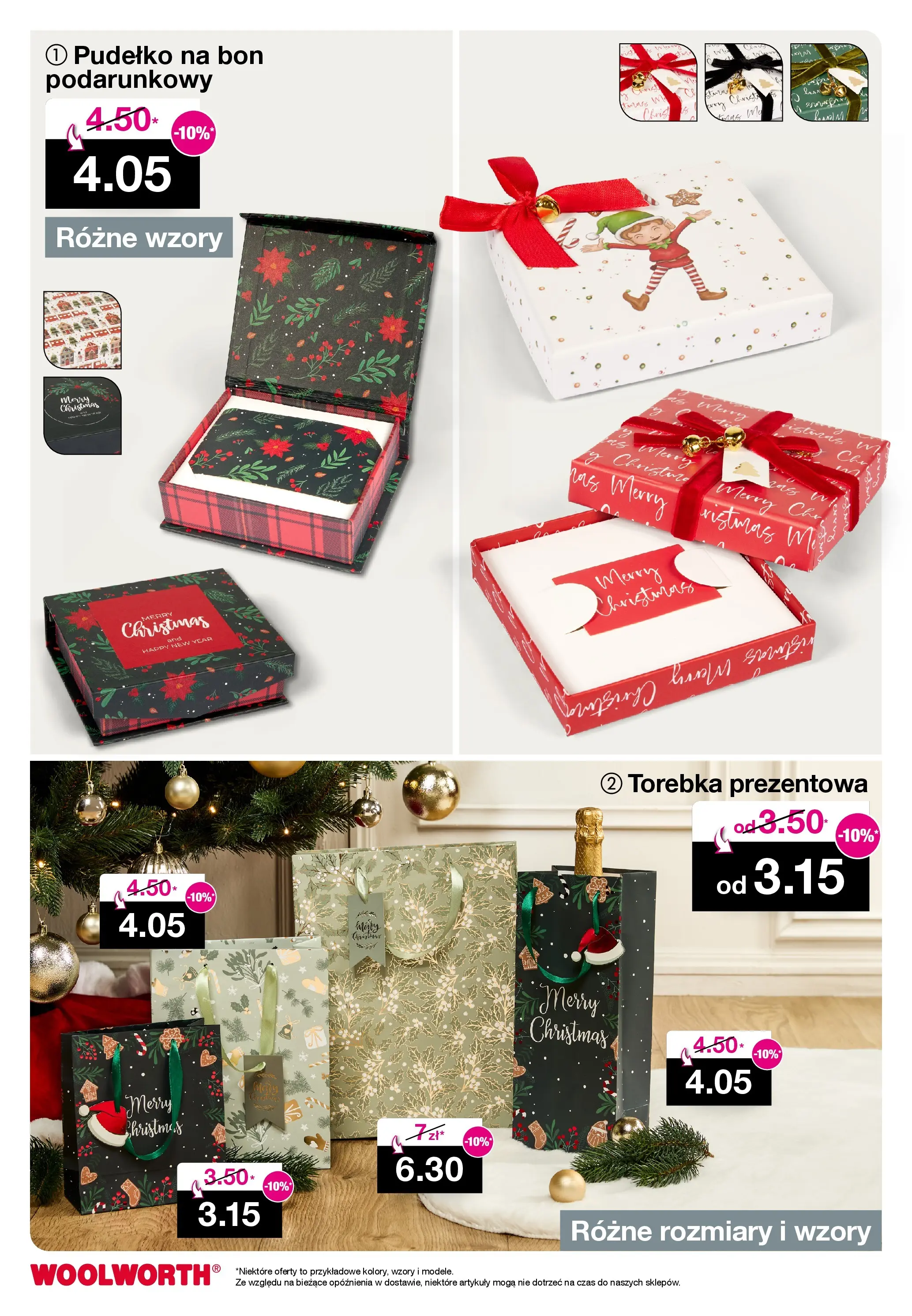Woolworth - Woolworth: Cotygodniowe oferty od (04.12.2025 - 15.12.2025) | Strona: 13 | Produkty: Torebka, Pudełko