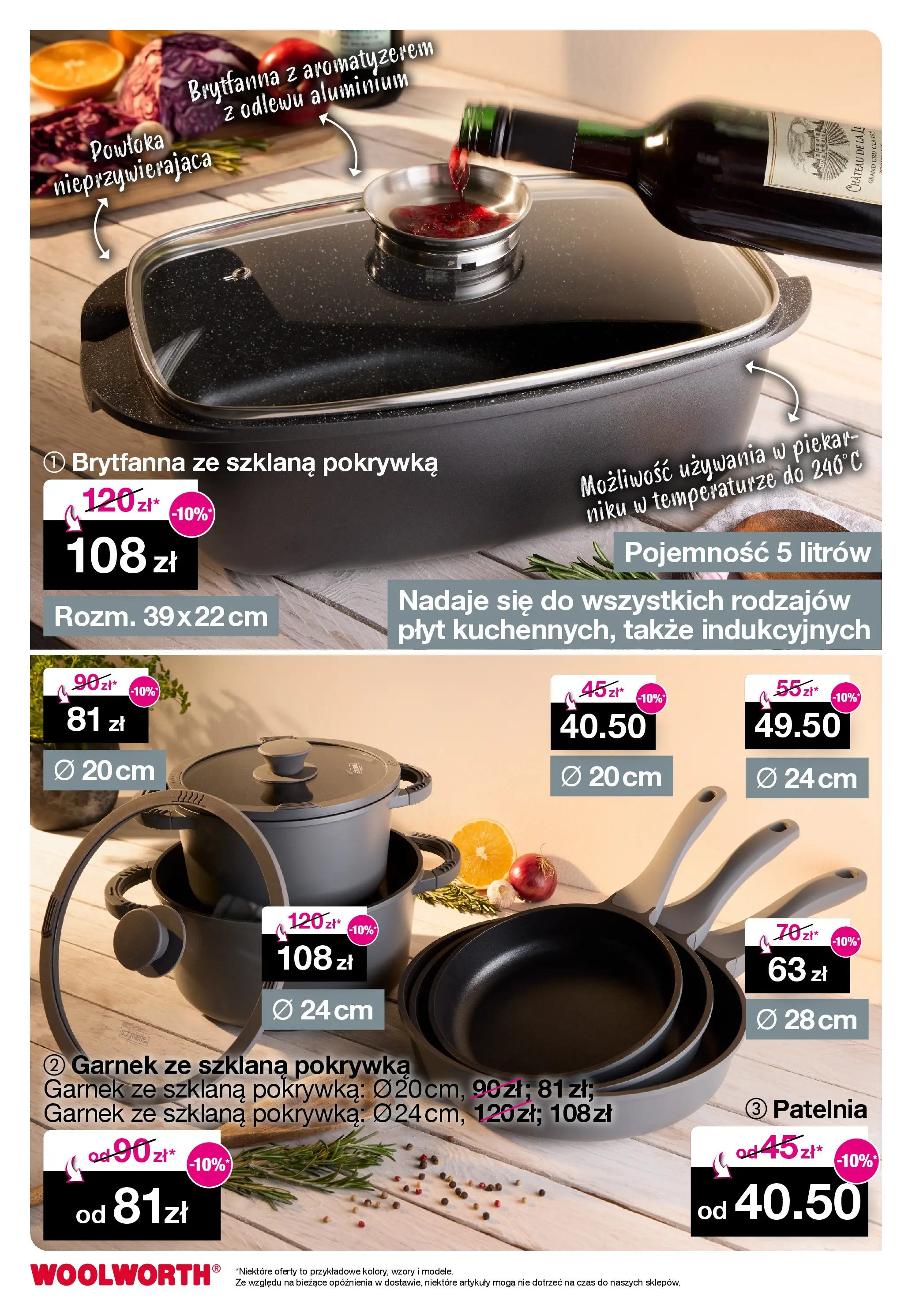 Woolworth - Woolworth: Cotygodniowe oferty od (04.12.2025 - 15.12.2025) | Strona: 18 | Produkty: Garnek, Patelnia