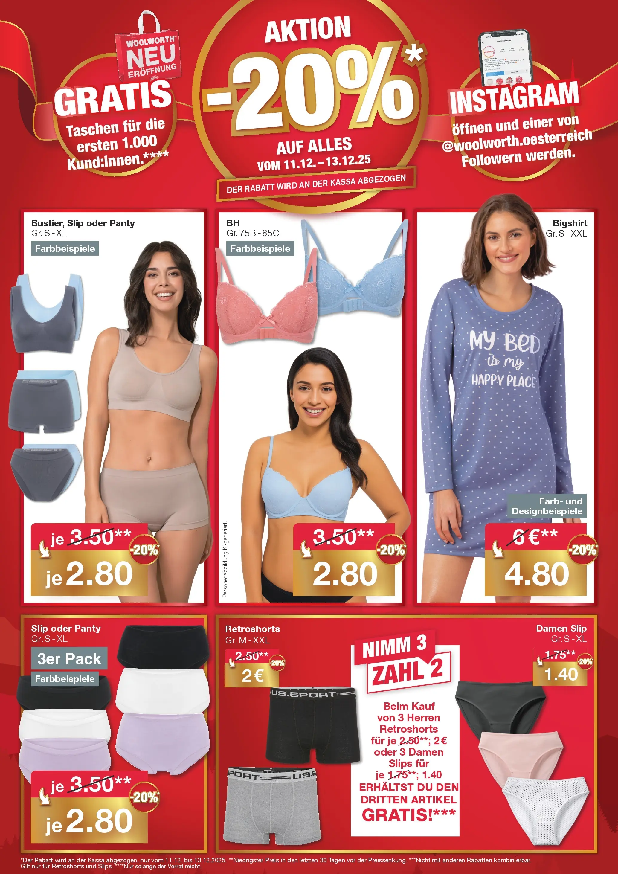 Woolworth Servus Lustenau! von 11.12.2025 - Aktuelle Angebote | Seite: 4 | Produkte: Slip