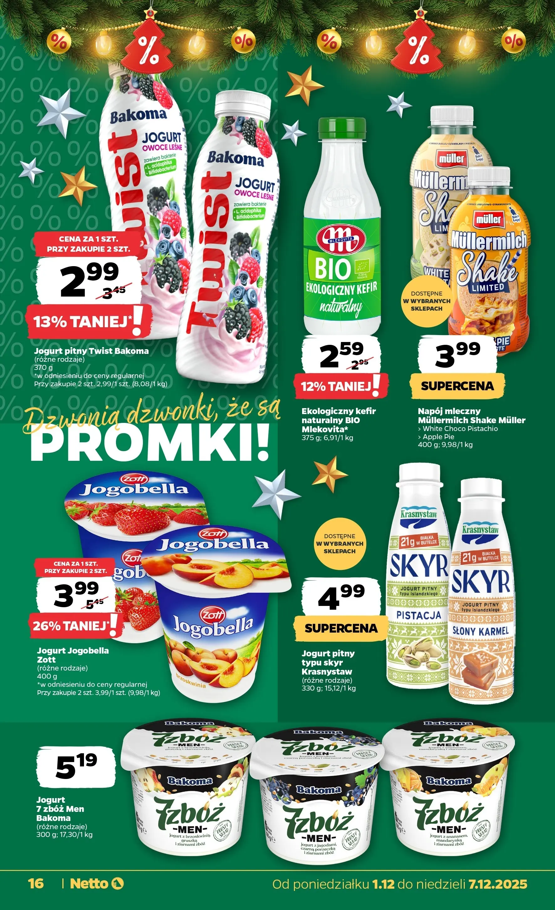 Netto gazetka - Spożywcza od 01.12.2025 - Aktualne promocje | Strona: 16