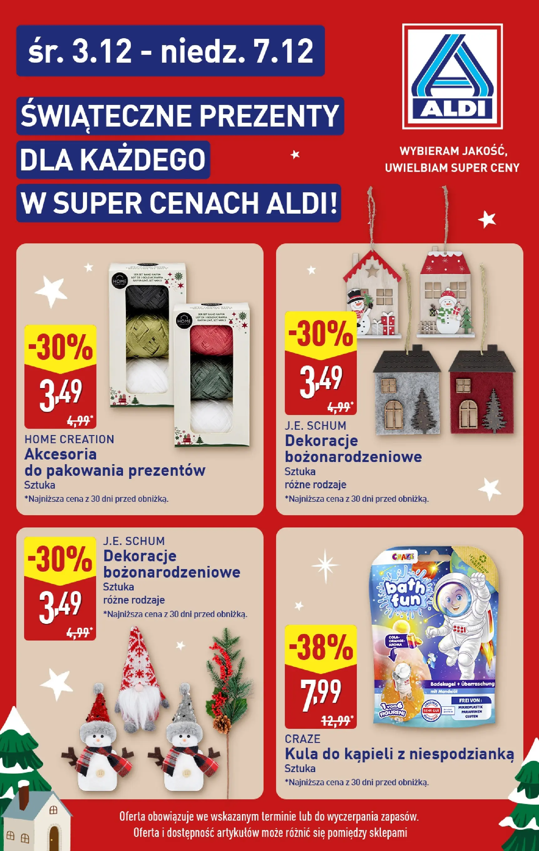 Aldi - Świateczne prezenty dla każdego w ALDI od 02.12.2025 - Ulotka PDF, promocje | Strona: 4
