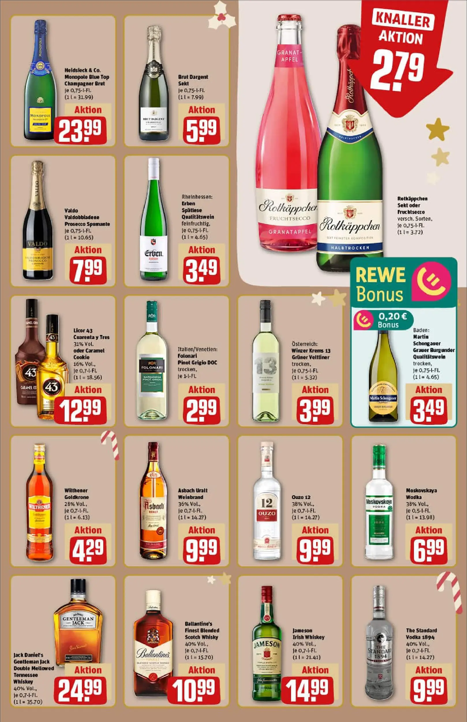 REWE Prospekt ab 07.12.2025 zum Blättern » Angebote | Seite: 17 | Produkte: Rotkappchen sekt, Äpfel, Brut dargent, Vodka