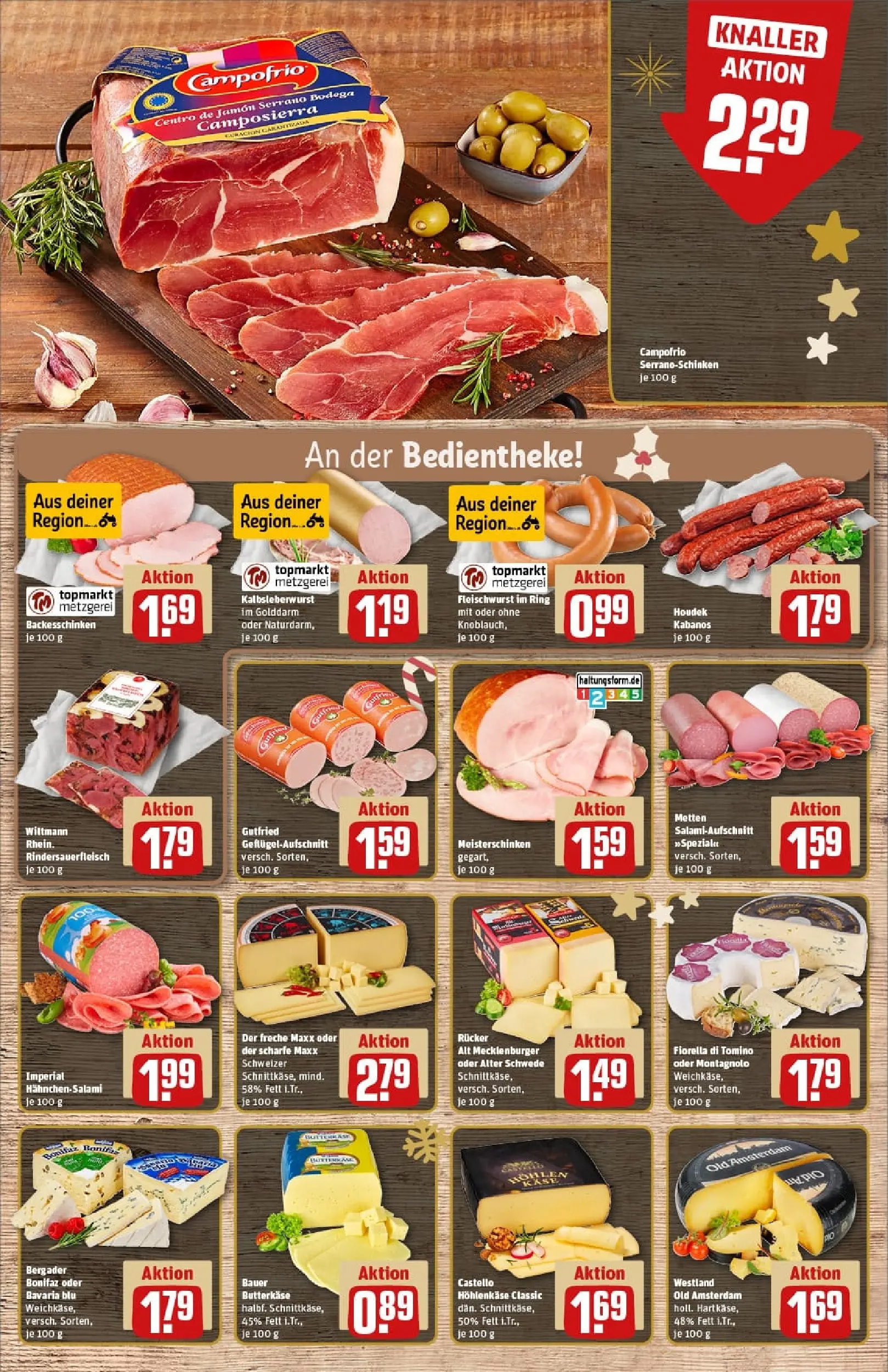 REWE Prospekt ab 07.12.2025 zum Blättern » Angebote | Seite: 9 | Produkte: Knoblauch, Salami