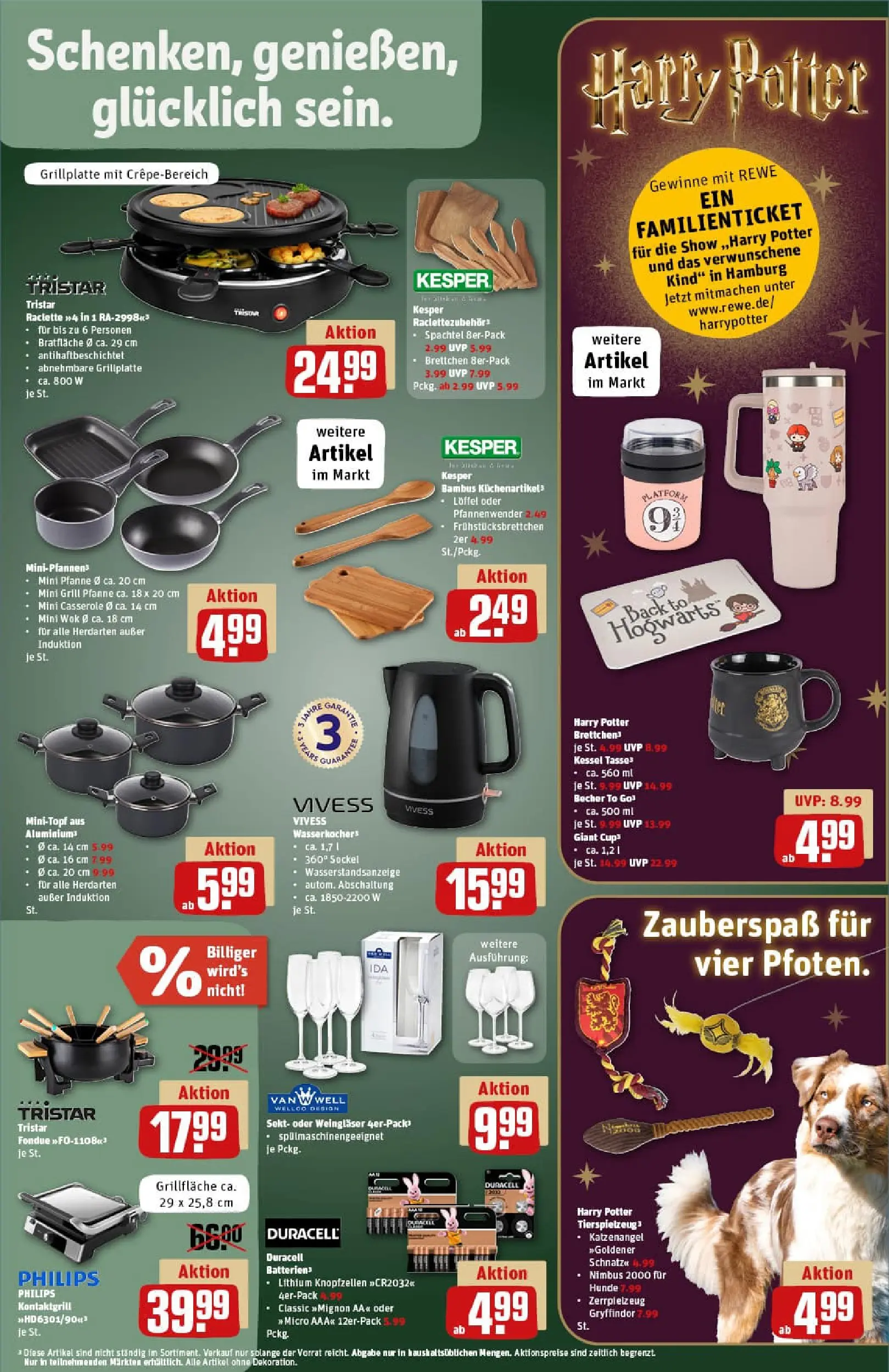 REWE Prospekt ab 07.12.2025 zum Blättern » Angebote | Seite: 23 | Produkte: Philips, Grill, Raclette, Wok