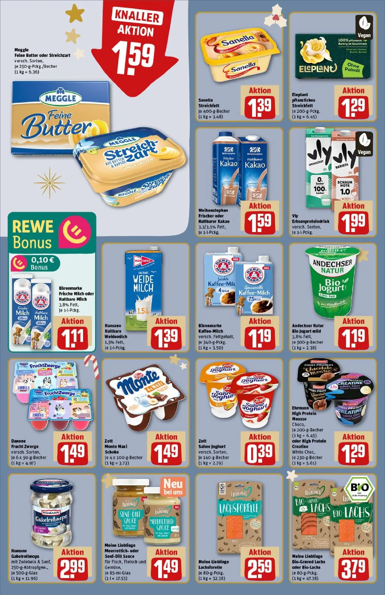 REWE Prospekt ab 07.12.2025 zum Blättern » Angebote | Seite: 12 | Produkte: Rapsöl, Lachs, Zwiebeln, Sahne