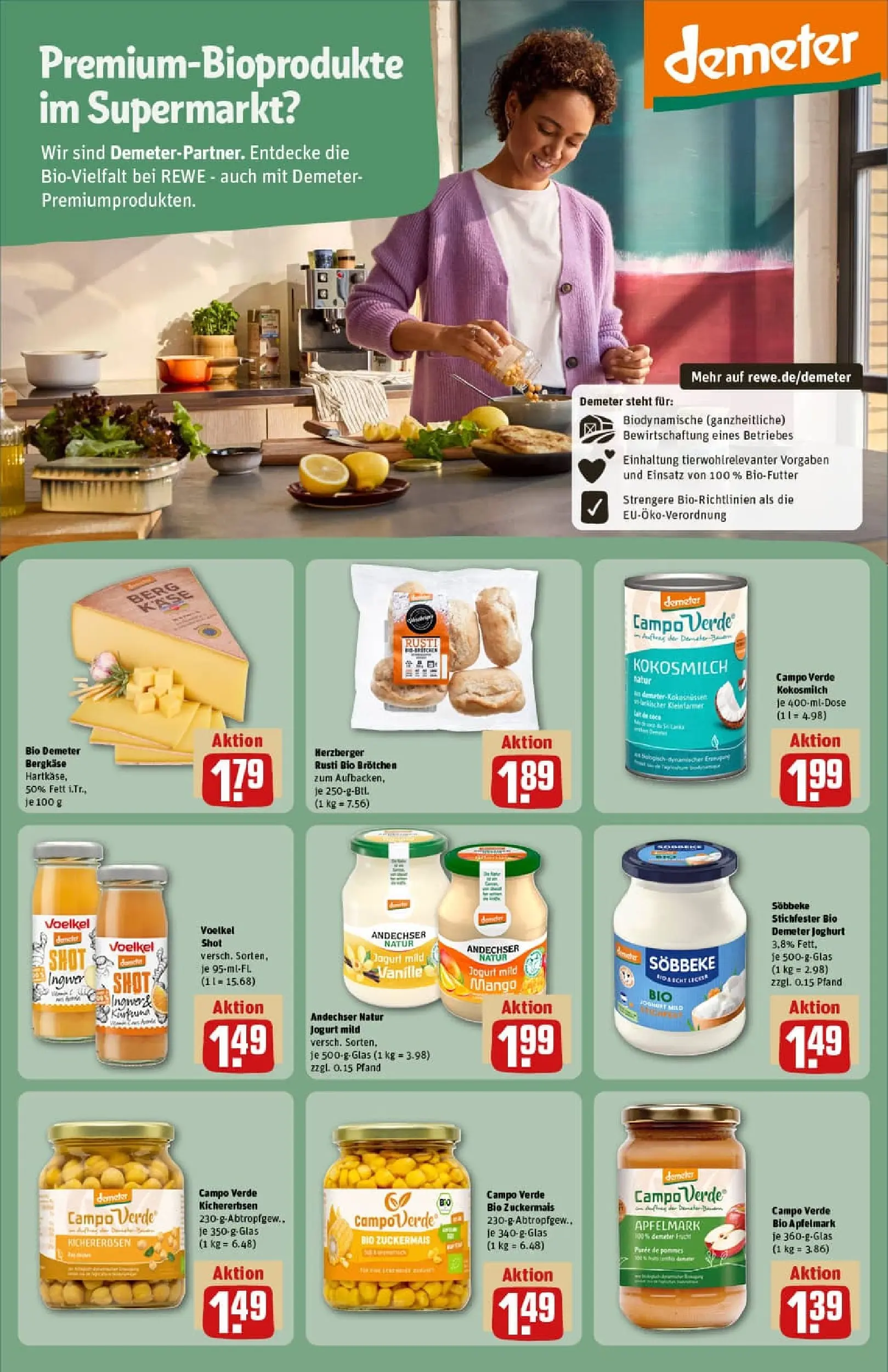 REWE Prospekt ab 07.12.2025 zum Blättern » Angebote | Seite: 25 | Produkte: Joghurt, Pommes, Apple, Mango