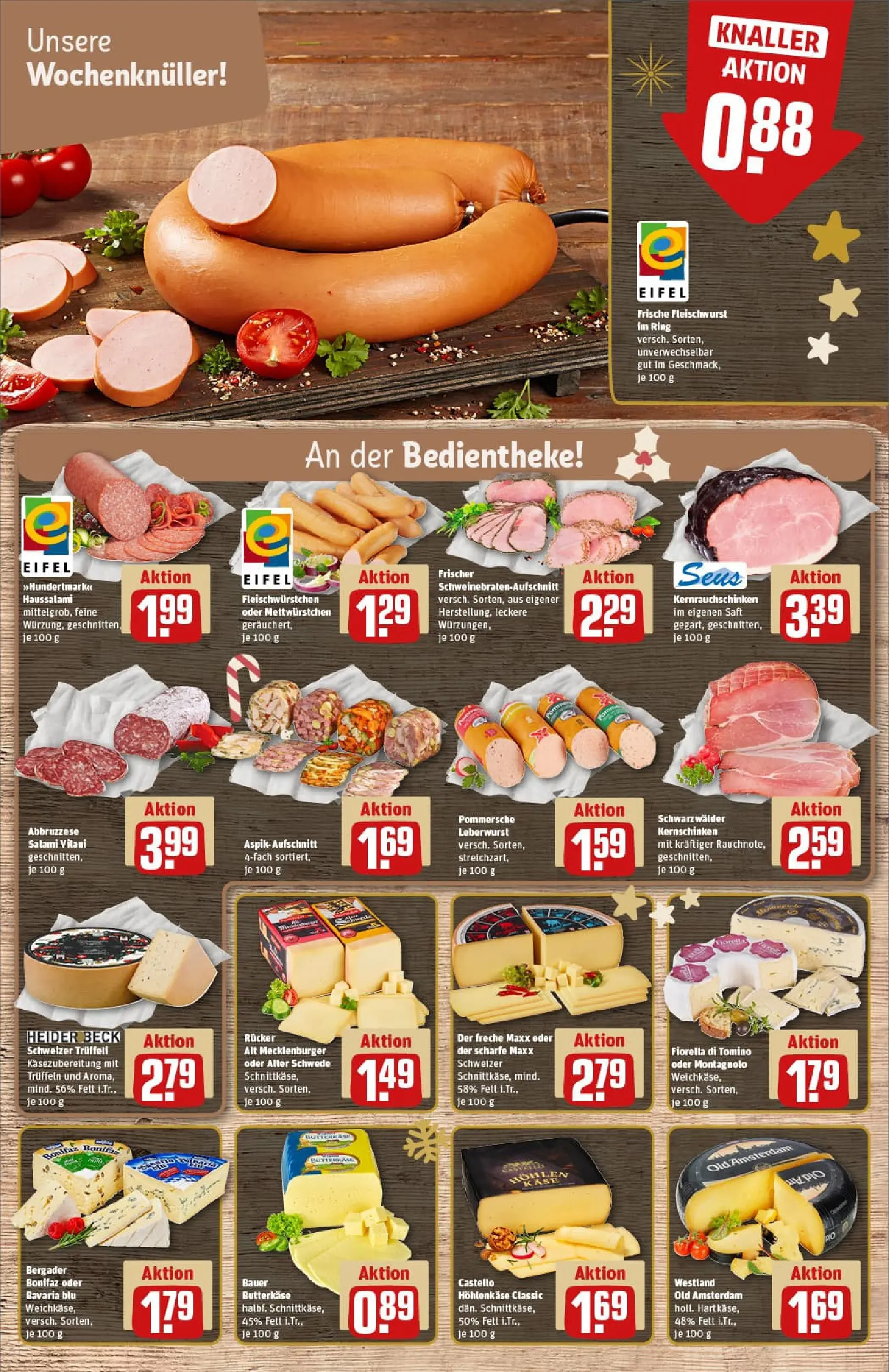REWE Prospekt ab 07.12.2025 zum Blättern » Angebote | Seite: 9 | Produkte: Salami, Saft