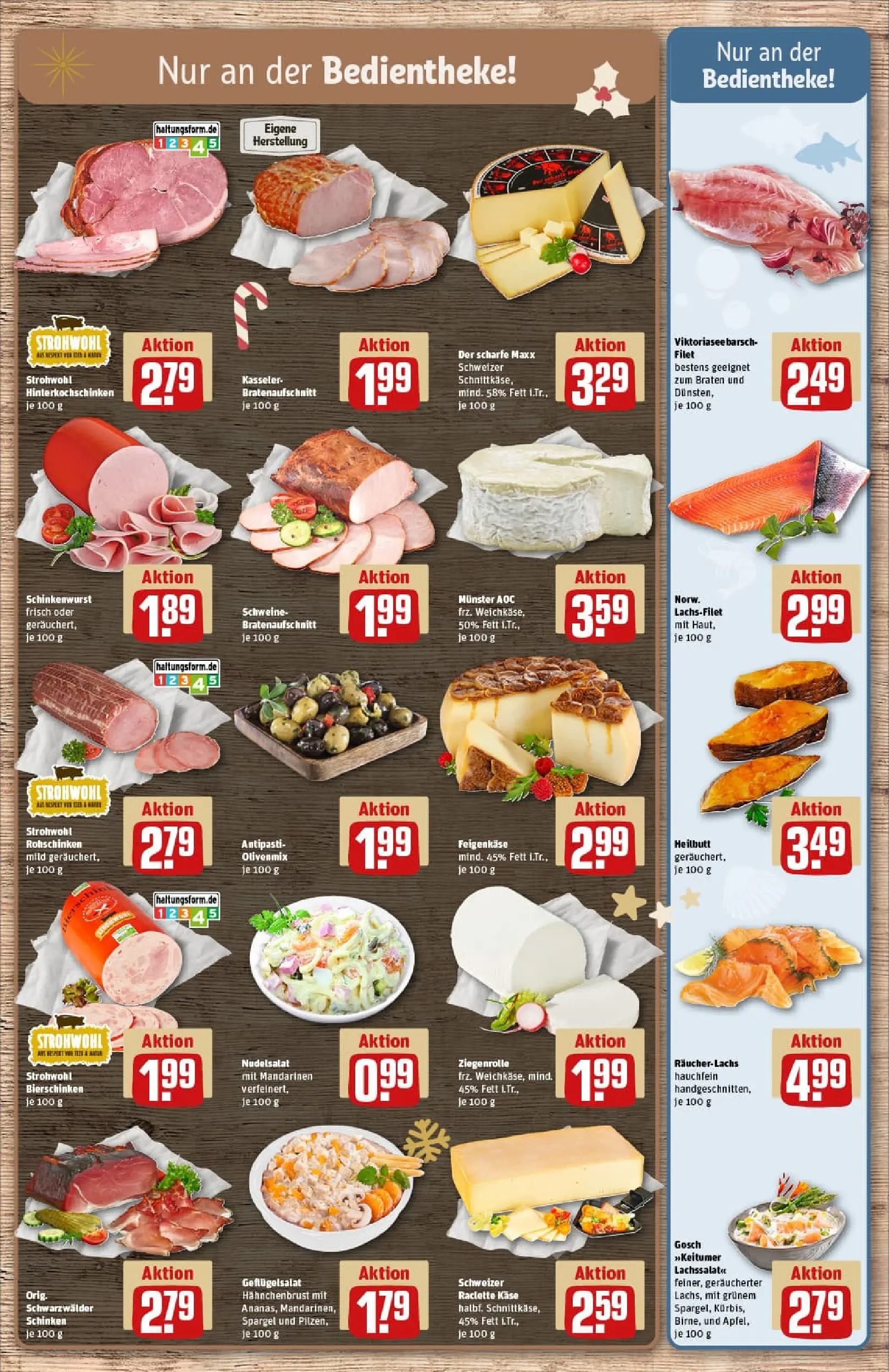 REWE Prospekt ab 07.12.2025 zum Blättern » Angebote | Seite: 9 | Produkte: Käse, Mandarinen, Spargel, Räucherlachs