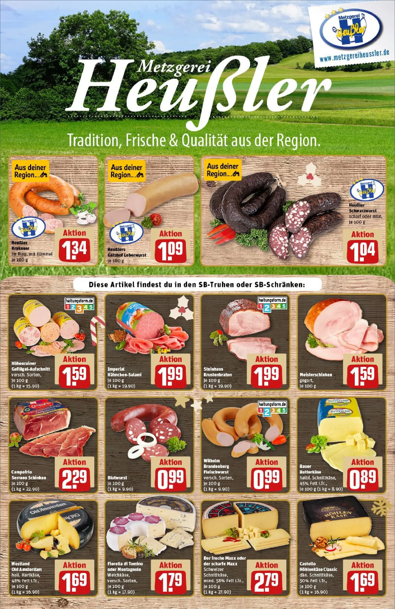 REWE Prospekt ab 07.12.2025 zum Blättern » Angebote | Seite: 9 | Produkte: Krustenbraten, Serrano schinken, Schinken