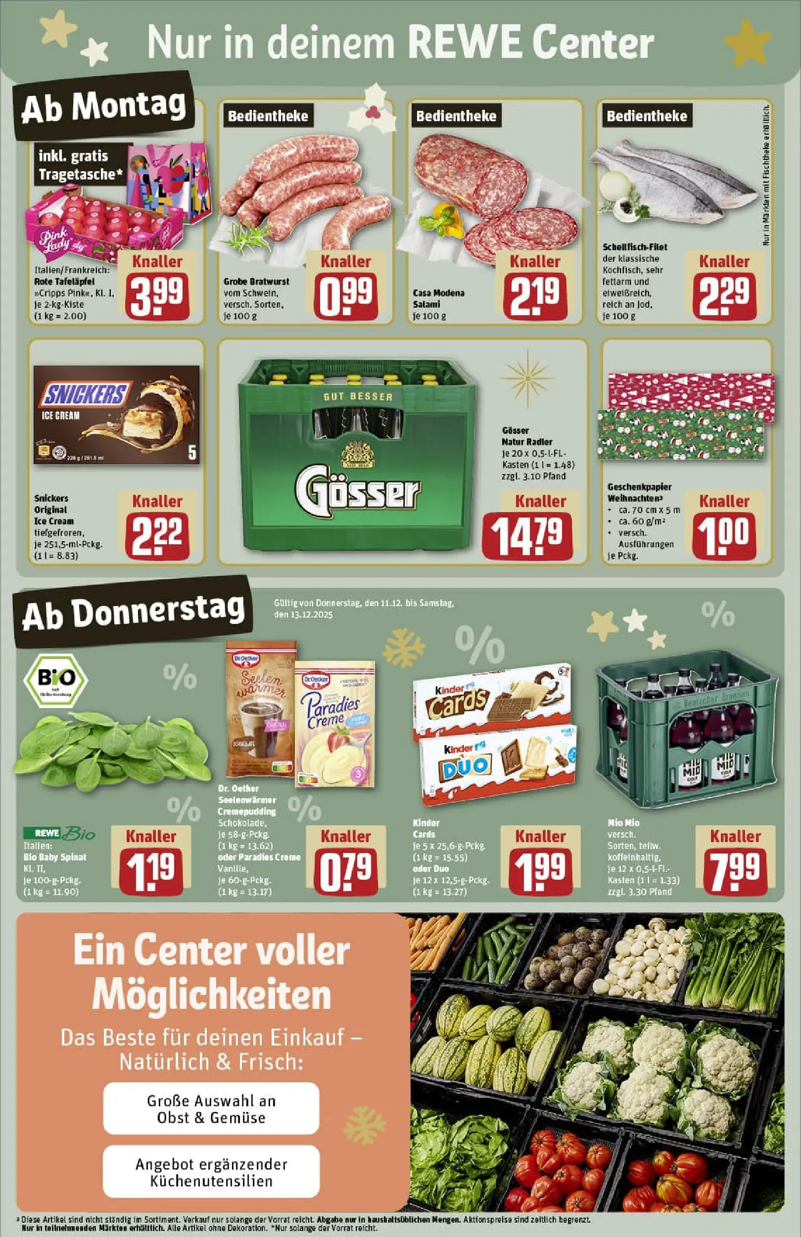 REWE Prospekt ab 07.12.2025 zum Blättern » Angebote | Seite: 3