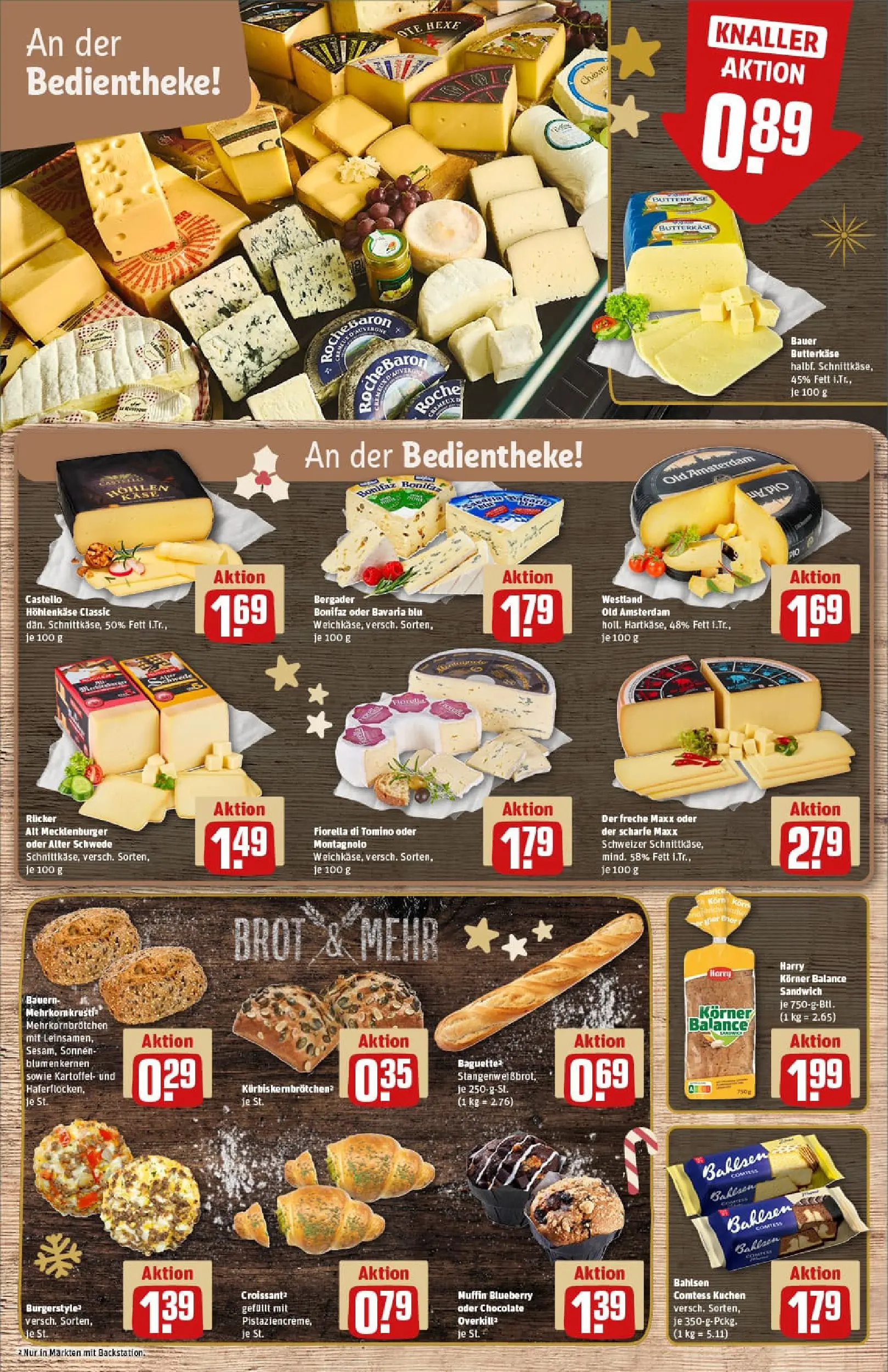 REWE Prospekt ab 07.12.2025 zum Blättern » Angebote | Seite: 15 | Produkte: Baguette, Croissant, Brot, Kuchen