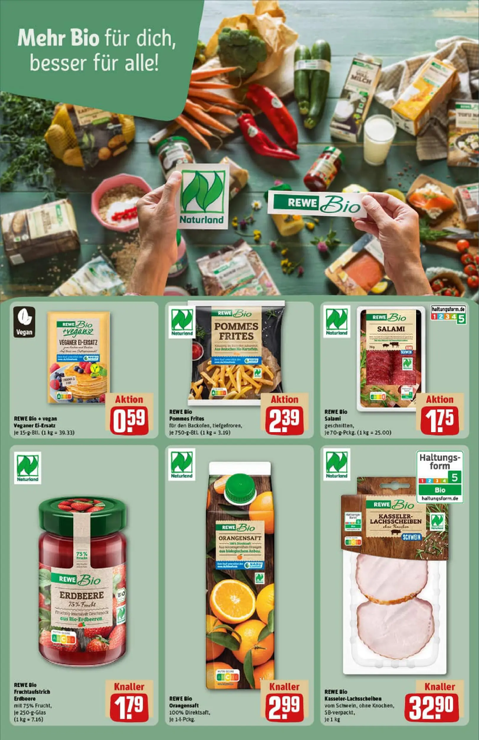 REWE Prospekt ab 07.12.2025 zum Blättern » Angebote | Seite: 27 | Produkte: Pommes frites, Orangensaft, Salami, Erdbeeren