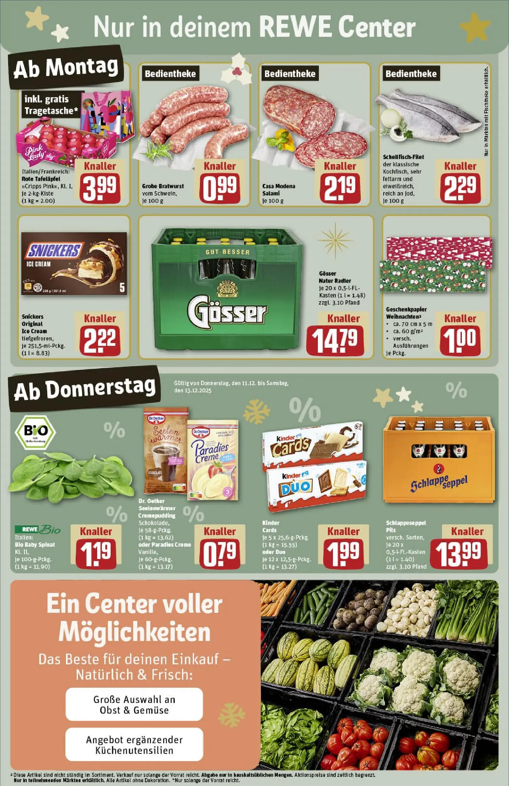 REWE Prospekt ab 07.12.2025 zum Blättern » Angebote | Seite: 3