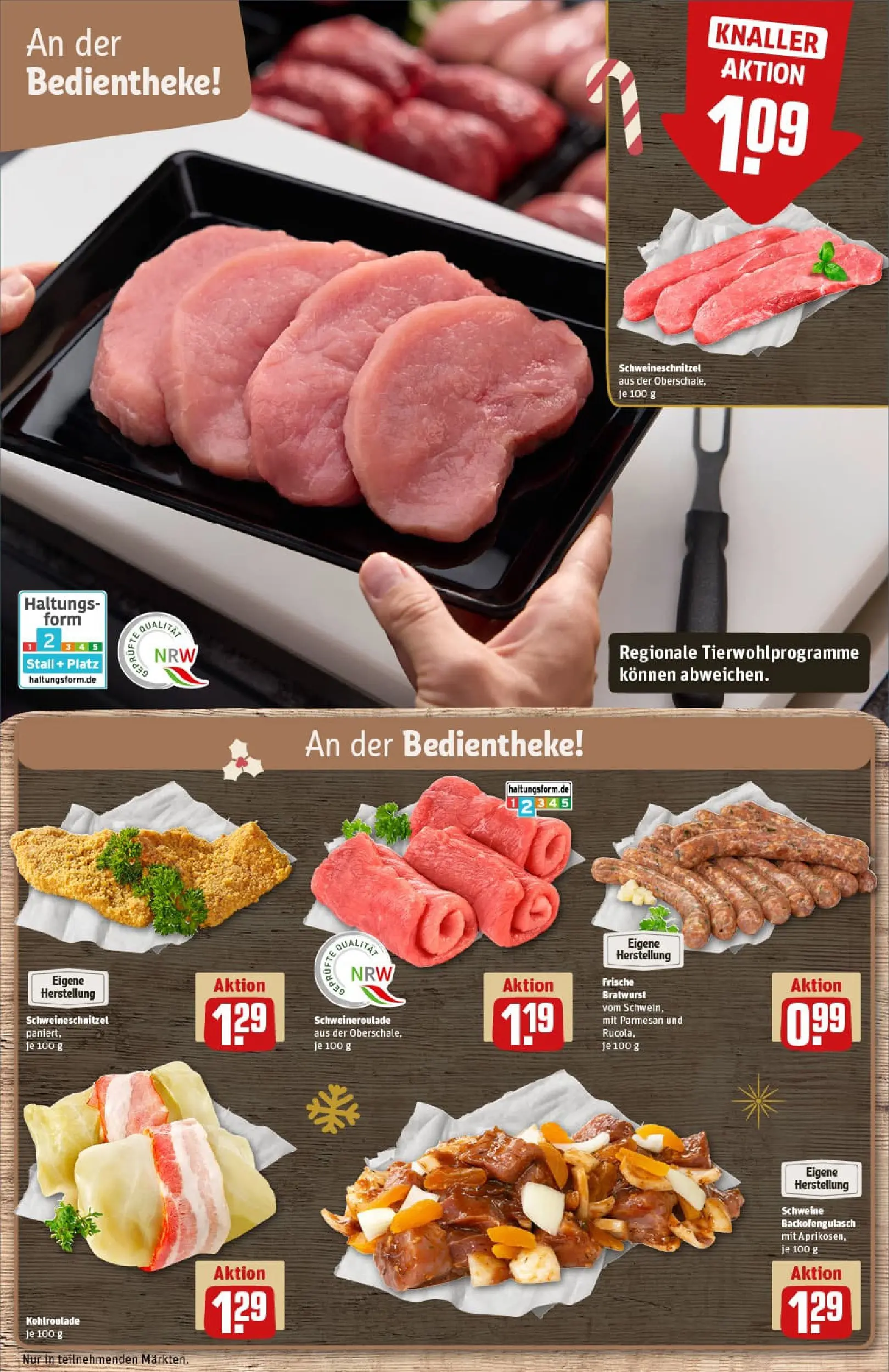 REWE Prospekt ab 07.12.2025 zum Blättern » Angebote | Seite: 12 | Produkte: Bratwurst