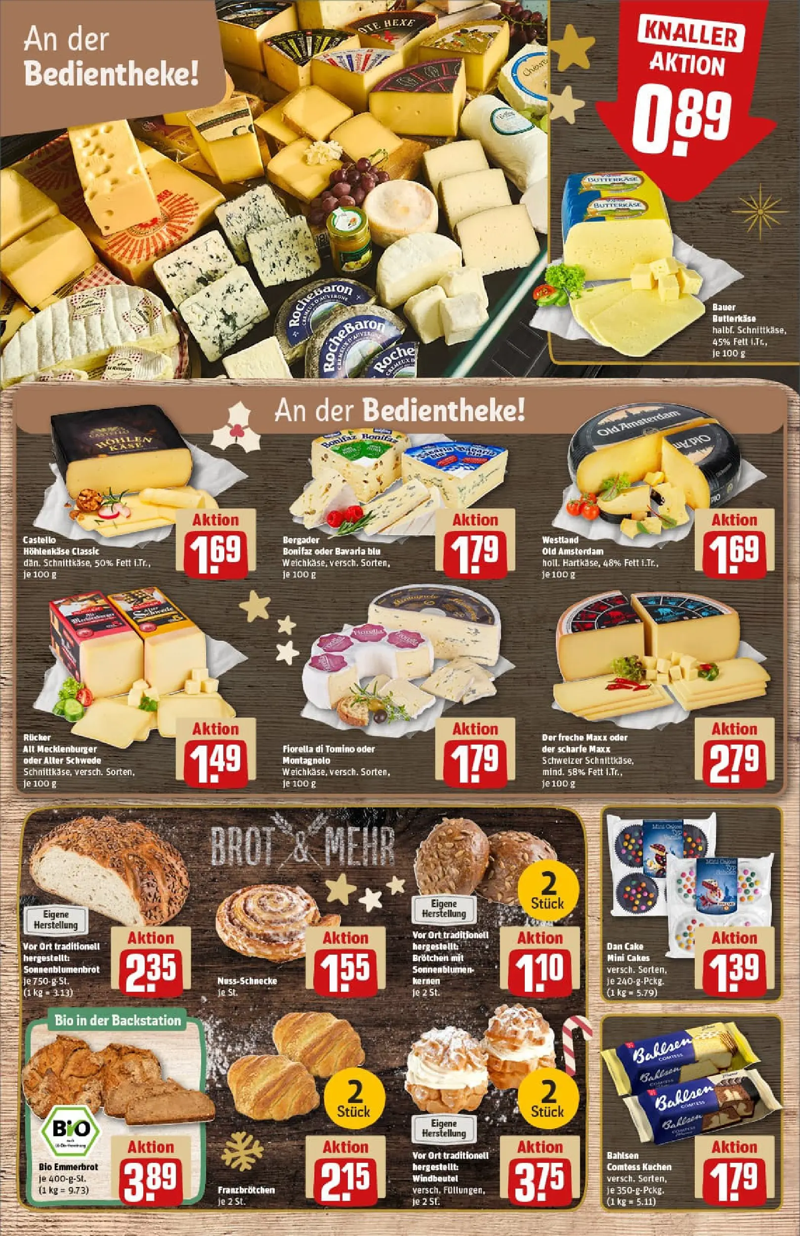 REWE Prospekt ab 07.12.2025 zum Blättern » Angebote | Seite: 13 | Produkte: Brot, Kuchen