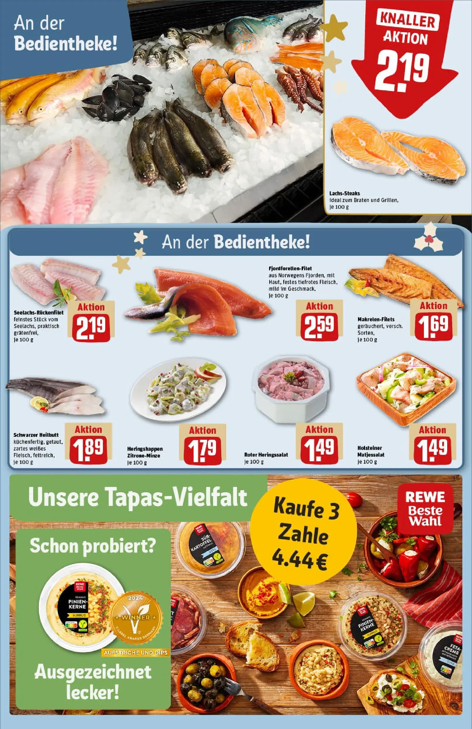 REWE Prospekt ab 07.12.2025 zum Blättern » Angebote | Seite: 9 | Produkte: Feta, Creme