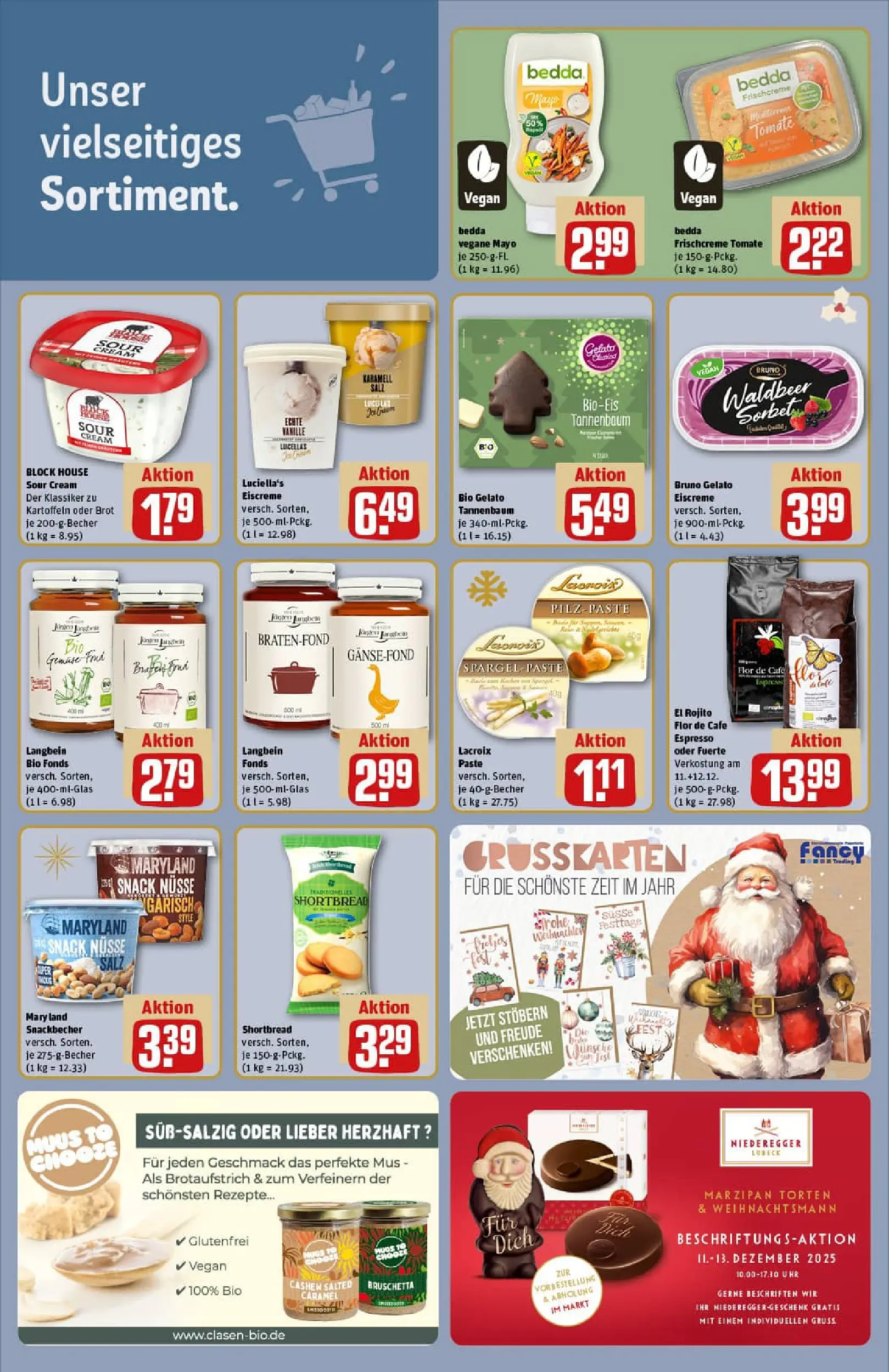 REWE Prospekt ab 07.12.2025 zum Blättern » Angebote | Seite: 32 | Produkte: Eiscreme, Gemüse, Mayonnaise, Brot