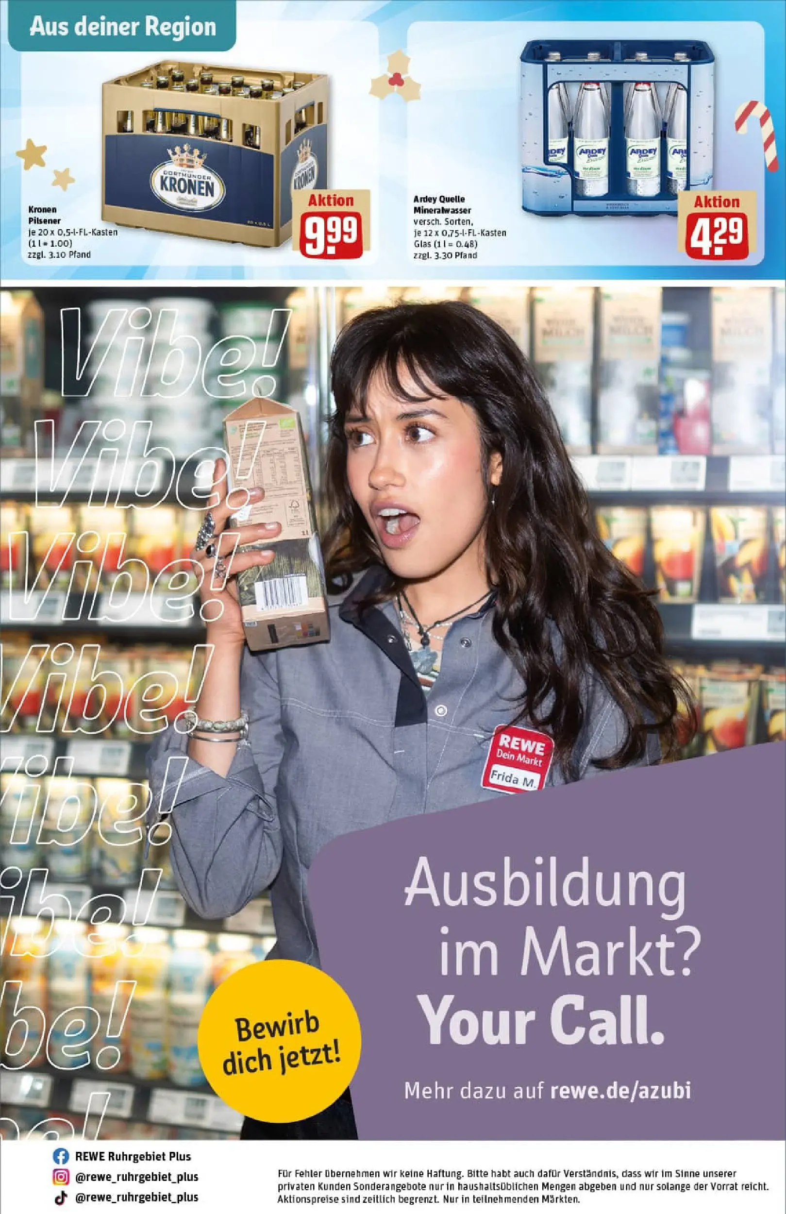REWE Prospekt ab 07.12.2025 zum Blättern » Angebote | Seite: 28 | Produkte: Mineralwasser