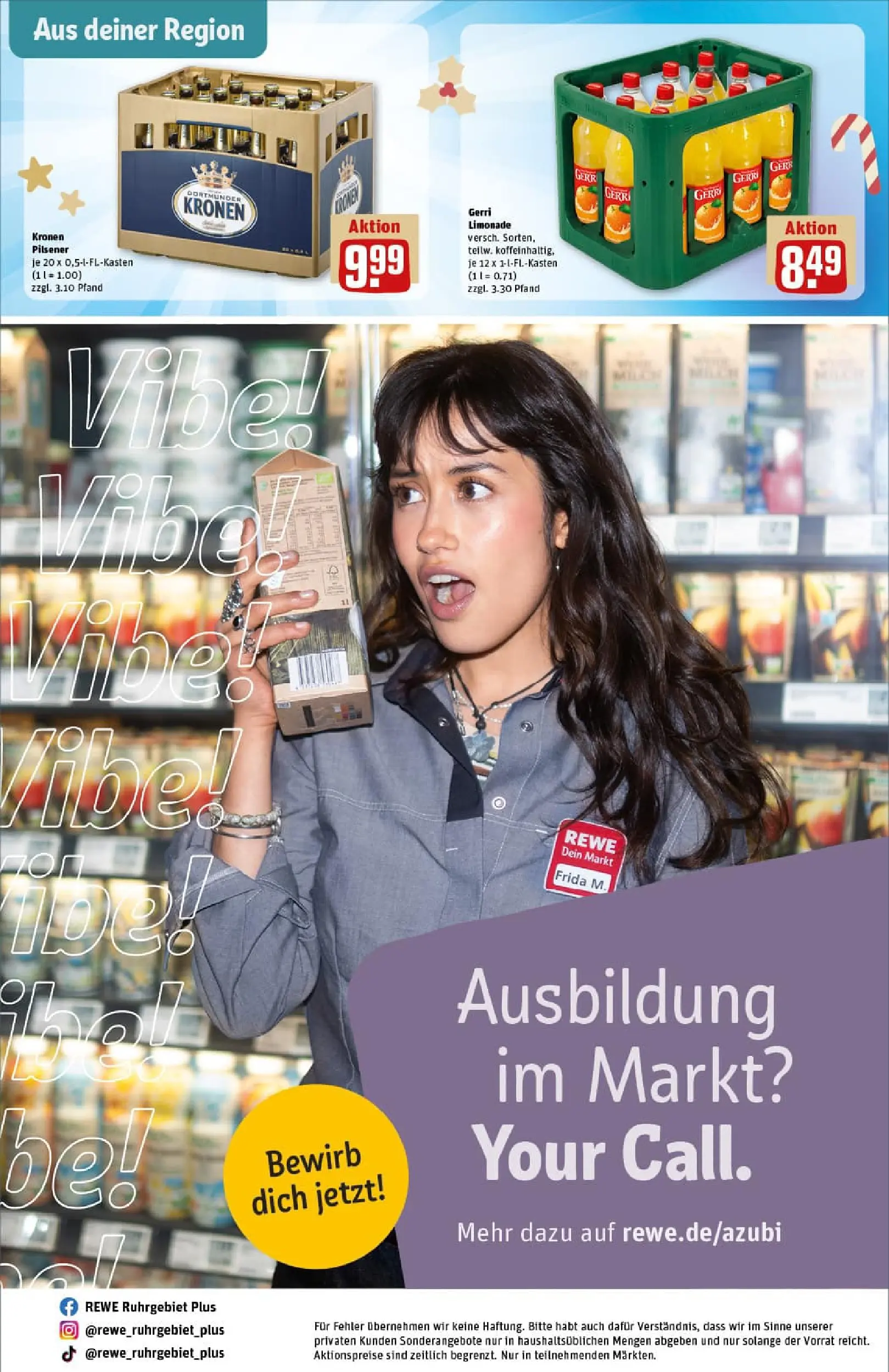 REWE Prospekt ab 07.12.2025 zum Blättern » Angebote | Seite: 27 | Produkte: Limonade