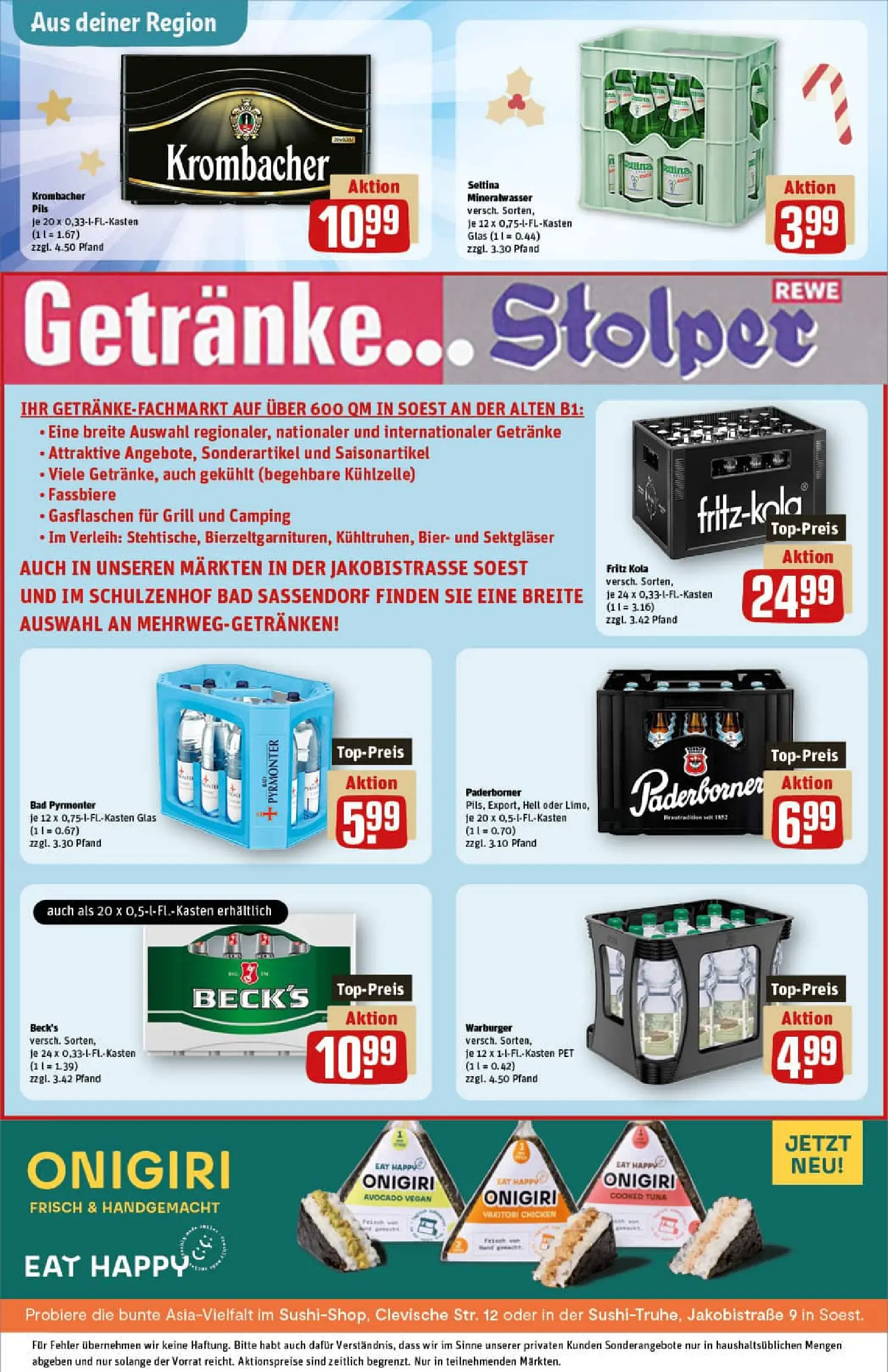 REWE Prospekt ab 07.12.2025 zum Blättern » Angebote | Seite: 27 | Produkte: Grill, Cola, Mineralwasser, Avocado