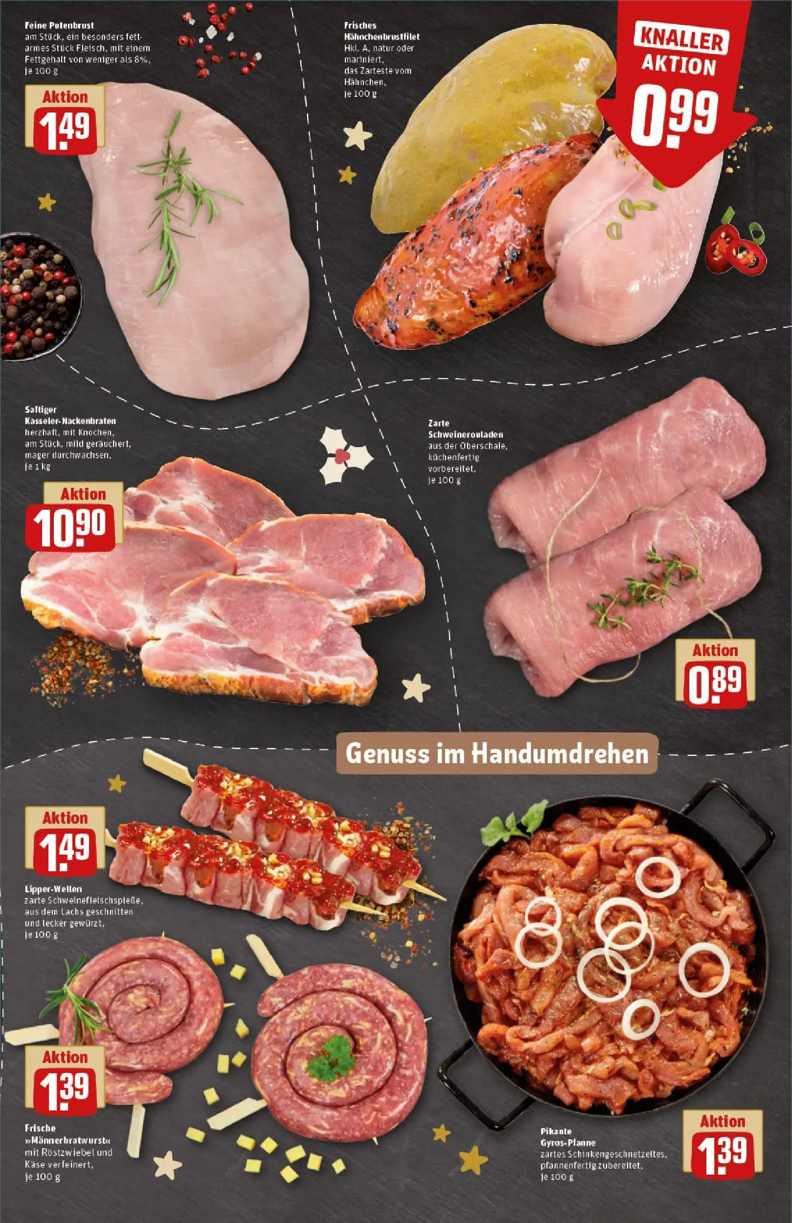 REWE Prospekt ab 07.12.2025 zum Blättern » Angebote | Seite: 7 | Produkte: Käse, Lachs