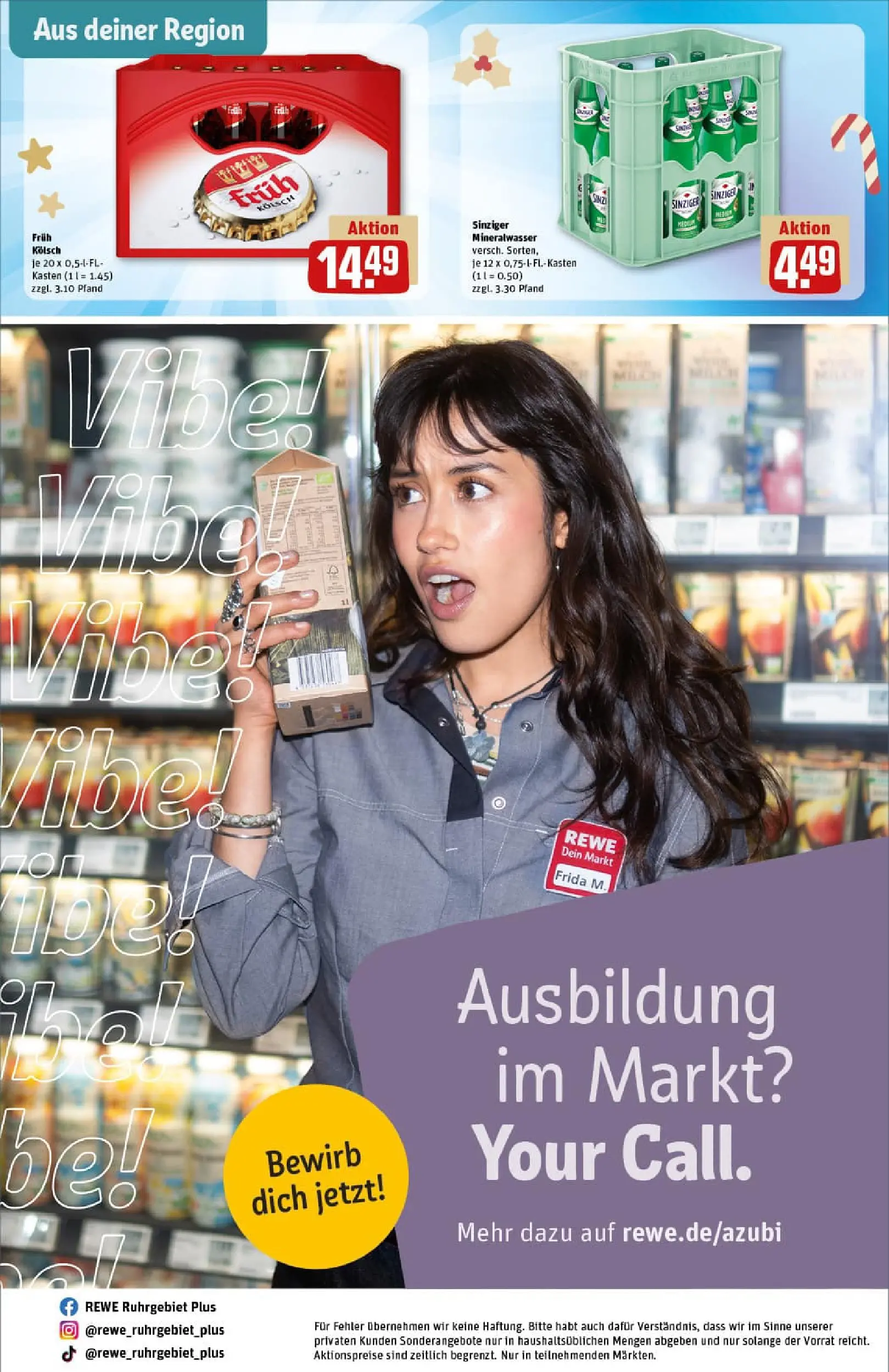 REWE Prospekt ab 07.12.2025 zum Blättern » Angebote | Seite: 28 | Produkte: Mineralwasser