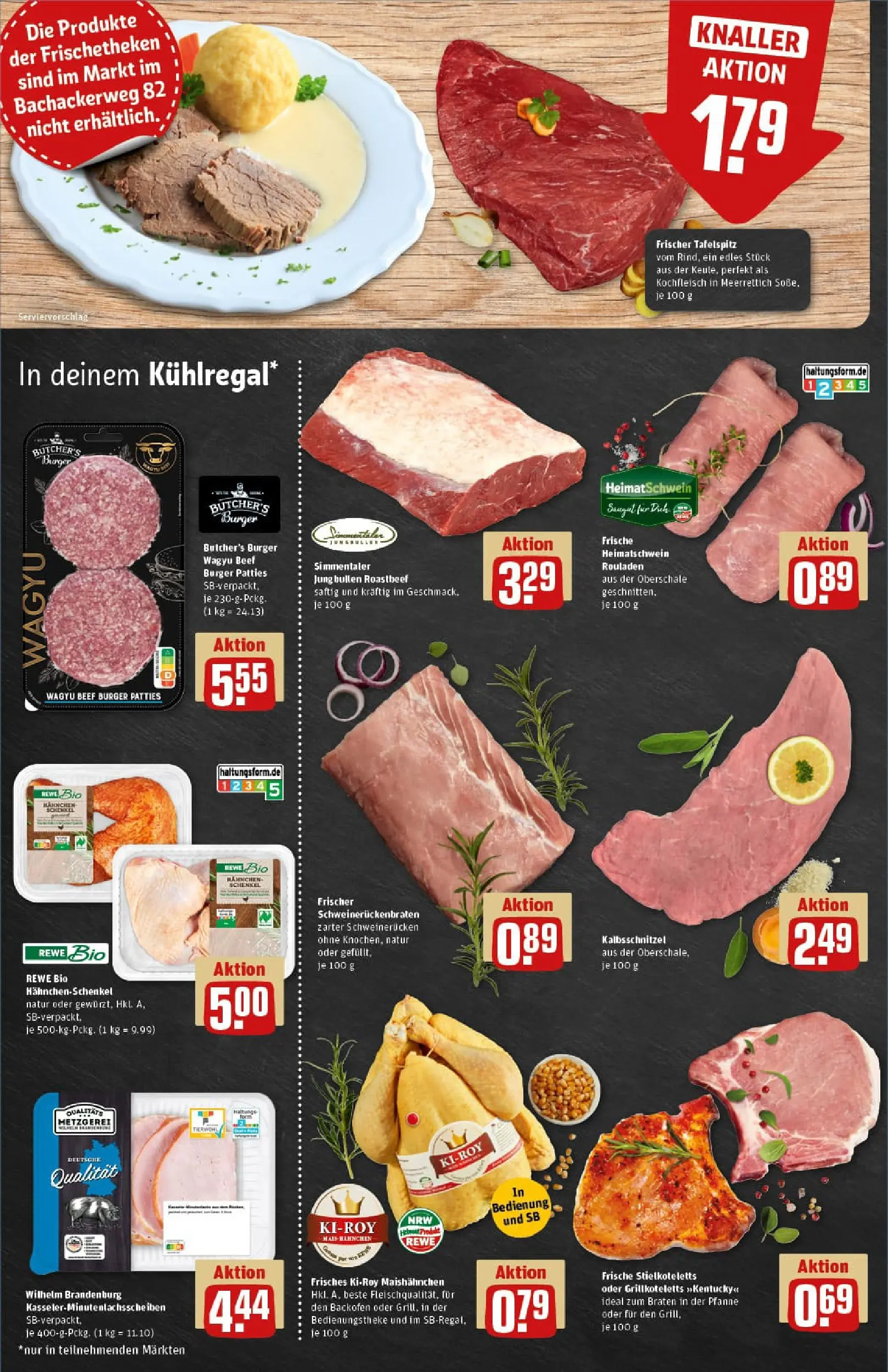 REWE Prospekt ab 07.12.2025 zum Blättern » Angebote | Seite: 6 | Produkte: Tafelspitz, Burger, Roastbeef, Backofen