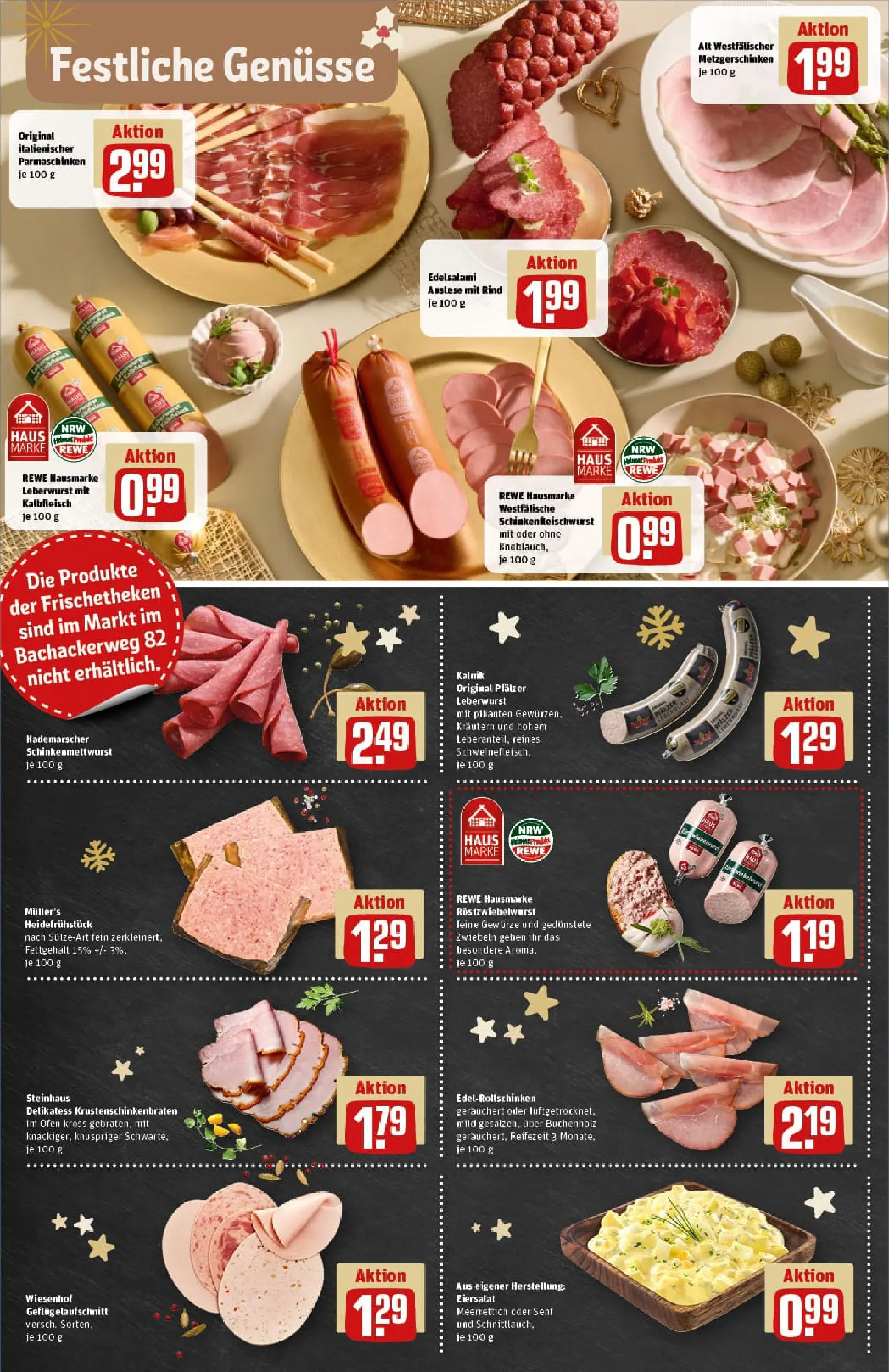 REWE Prospekt ab 07.12.2025 zum Blättern » Angebote | Seite: 8 | Produkte: Ofen, Gewürze, Zwiebeln, Salami
