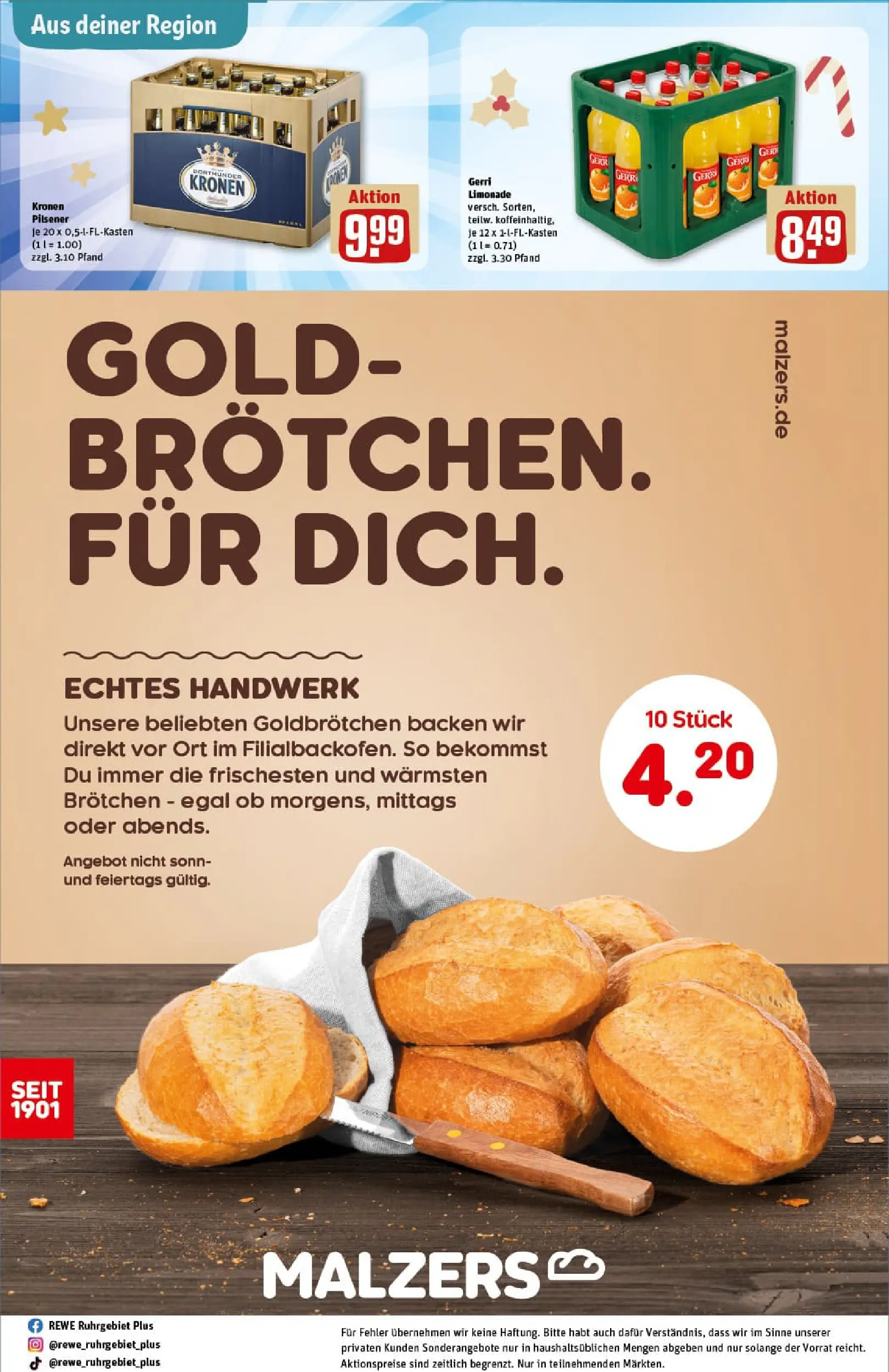 REWE Prospekt ab 07.12.2025 zum Blättern » Angebote | Seite: 27 | Produkte: Limonade