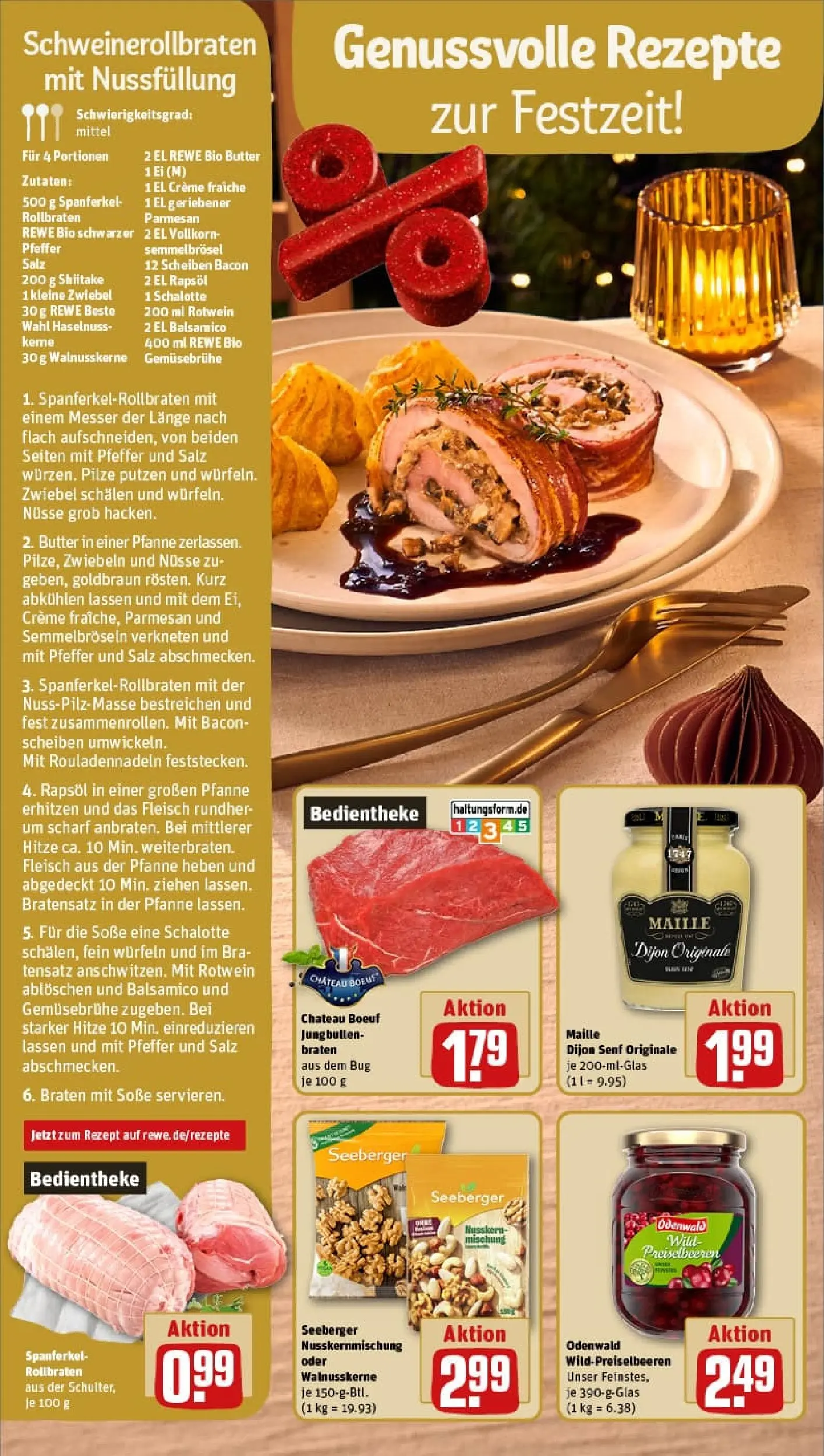 REWE Prospekt ab 07.12.2025 zum Blättern » Angebote | Seite: 8 | Produkte: Rapsöl, Rotwein, Salz, Pfeffer