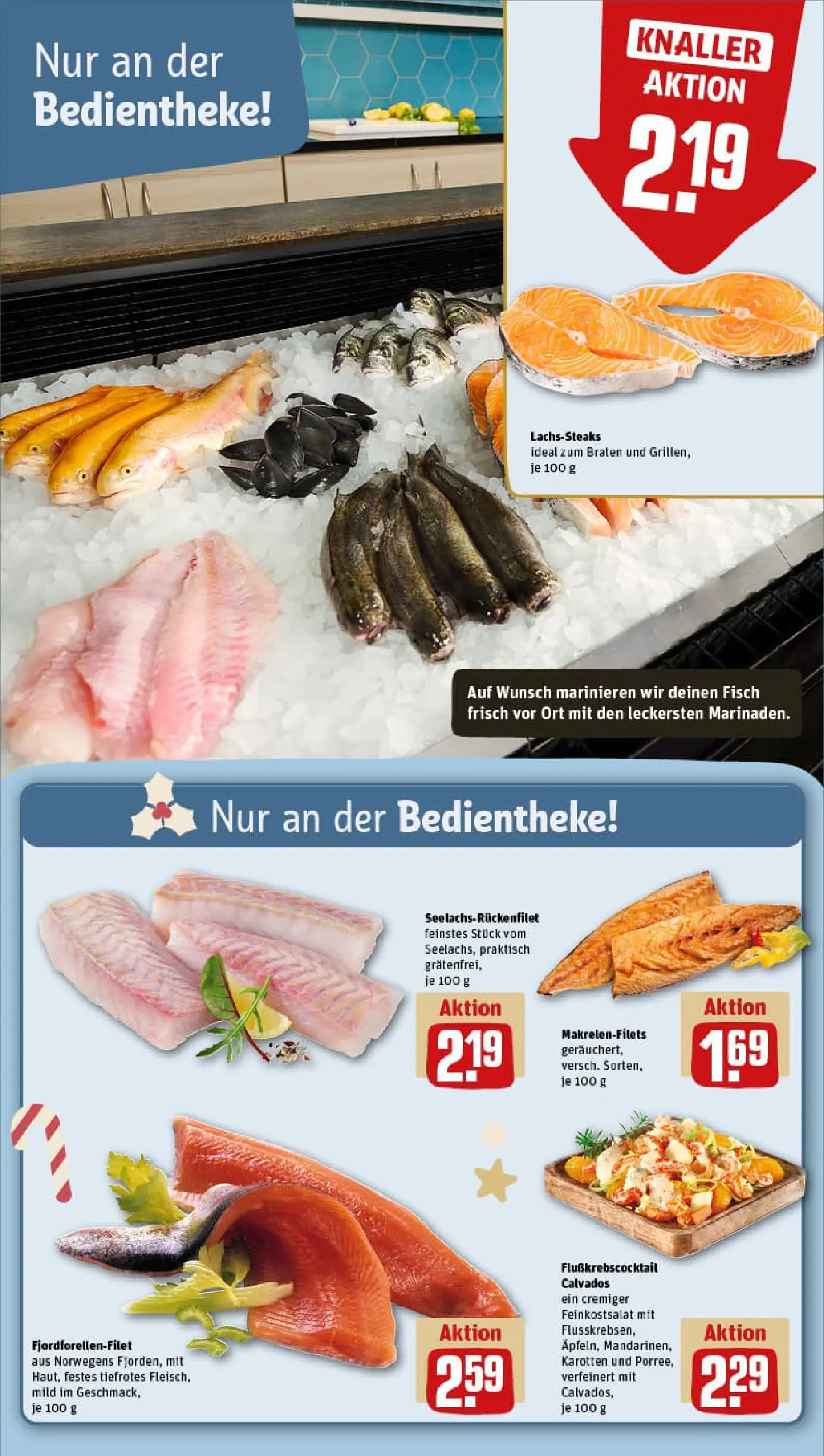 REWE Prospekt ab 07.12.2025 zum Blättern » Angebote | Seite: 21 | Produkte: Fisch