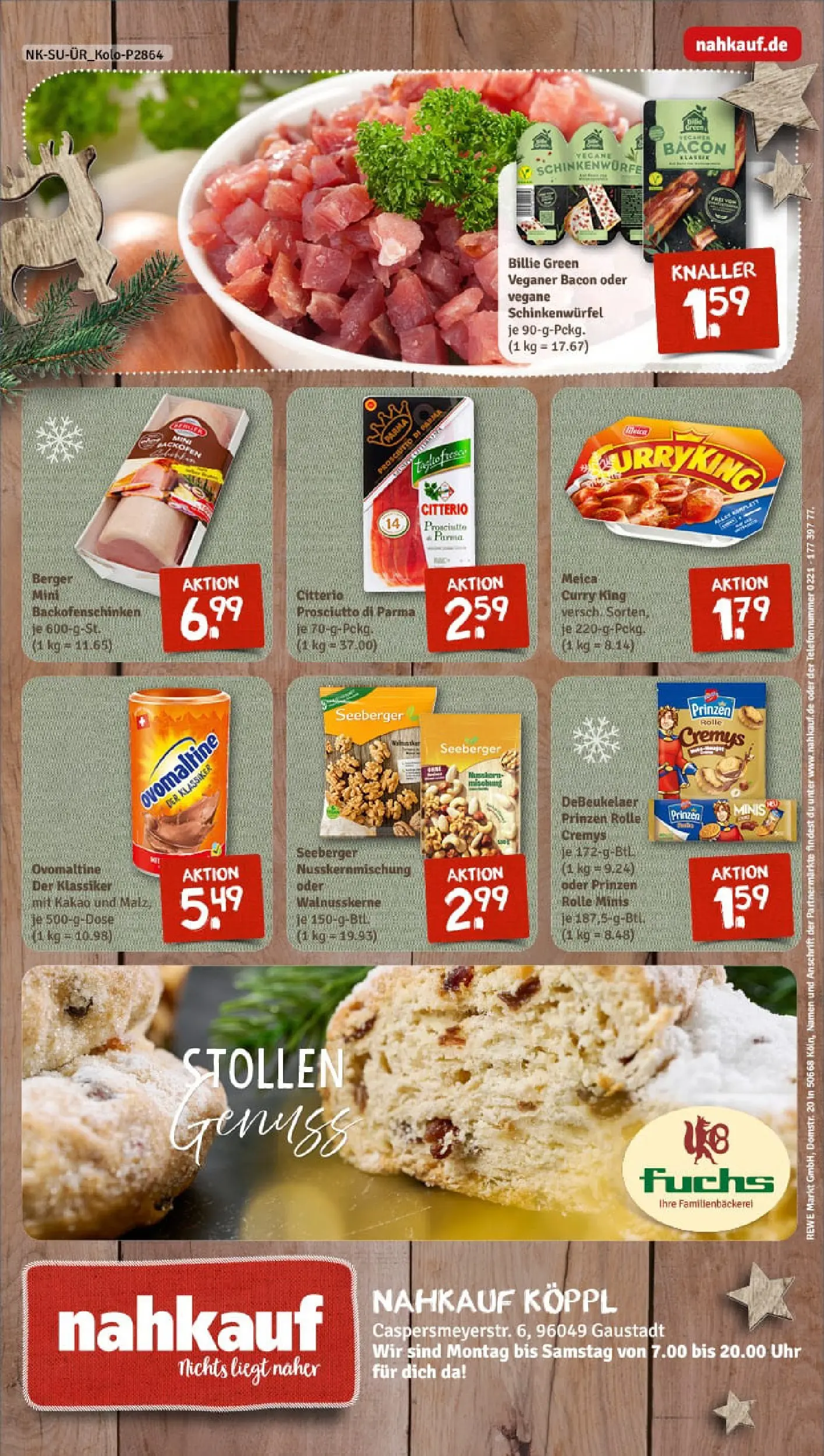 REWE Prospekt ab 07.12.2025 zum Blättern » Angebote | Seite: 8 | Produkte: Ovomaltine, Meica, Uhr