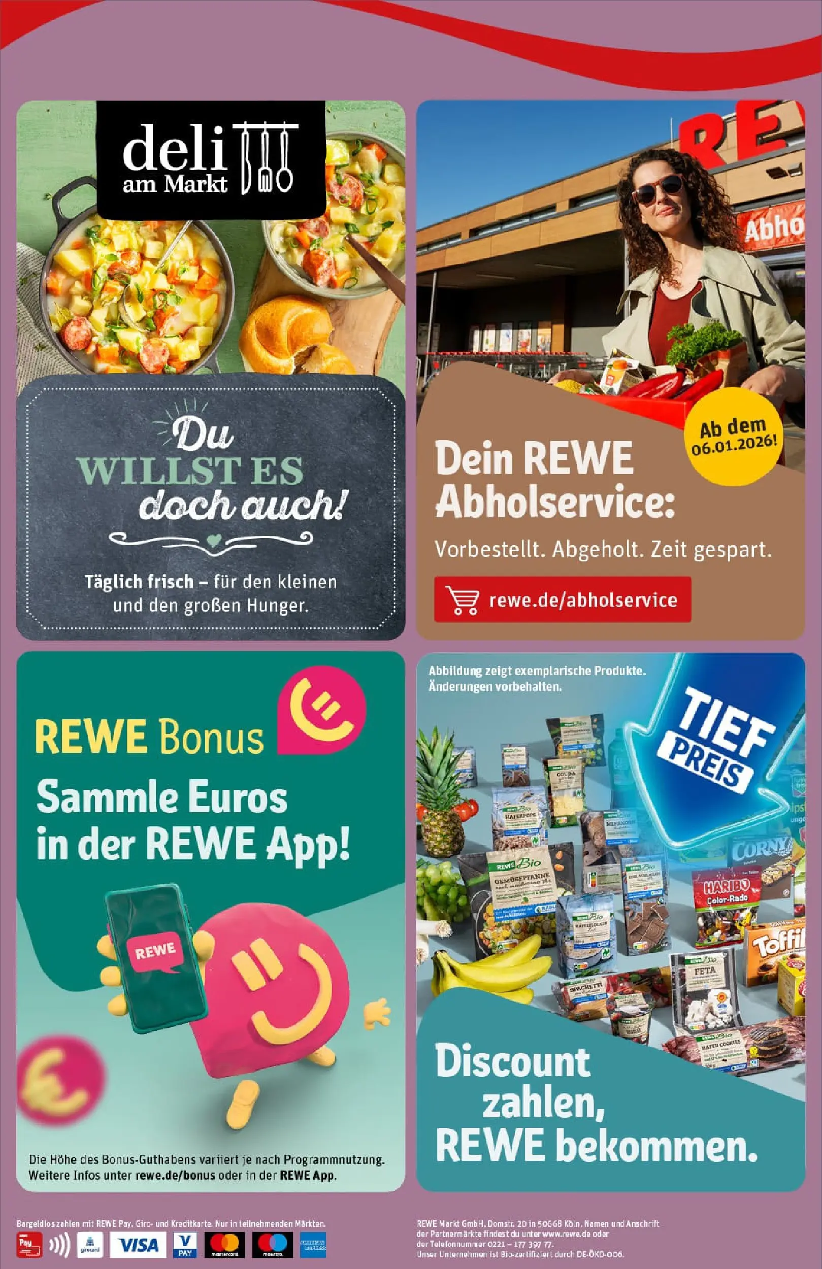 REWE Prospekt ab 07.12.2025 zum Blättern » Angebote | Seite: 2 | Produkte: Haribo, Feta, Gouda, Pasta